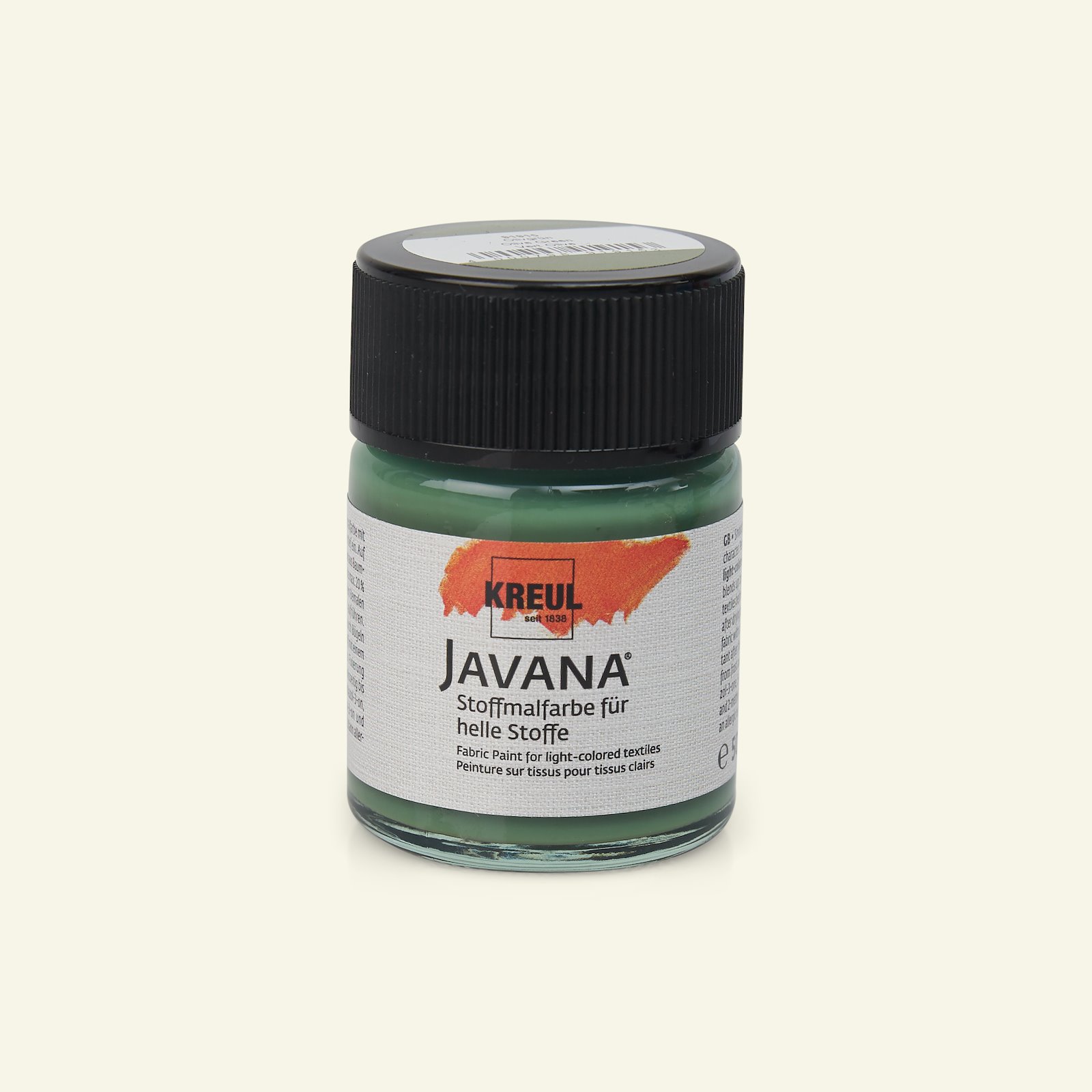 Javana fabric paint olive green 50ml 29617_pack_b