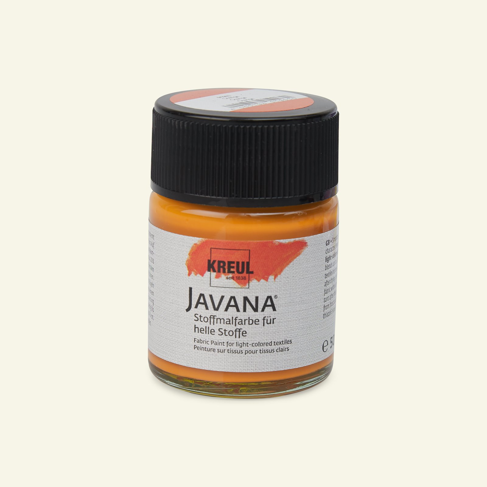 Javana fabric paint orange 50ml 29603_pack_b