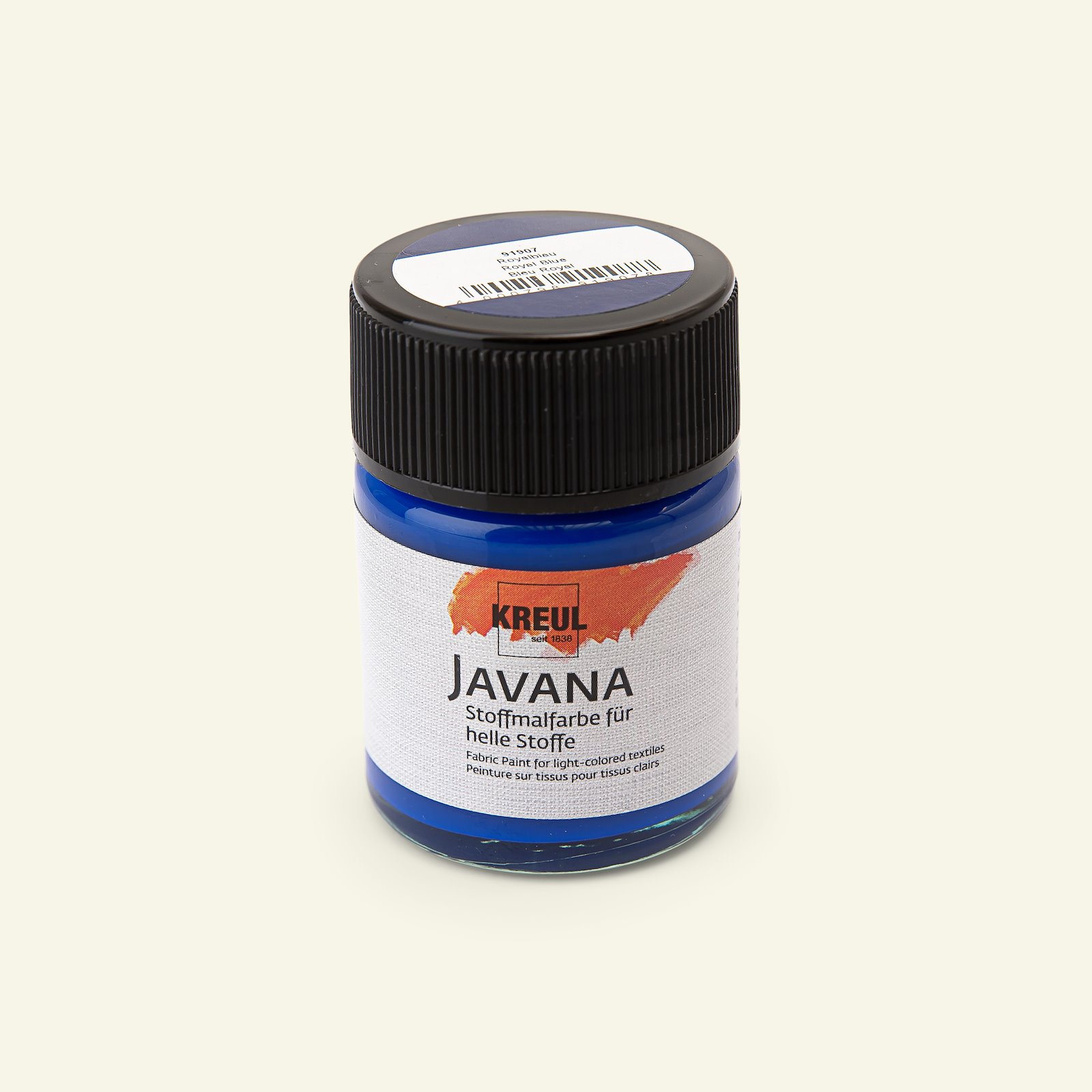 Javana fabric paint, royal blue,50ml 29612_pack_b