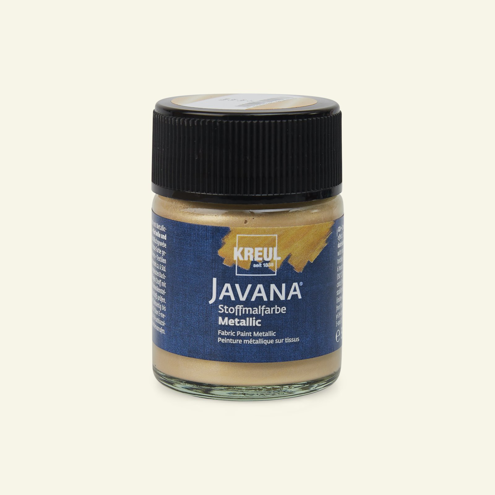 Javana opaque fabric paint gold 50ml 29597_pack_b