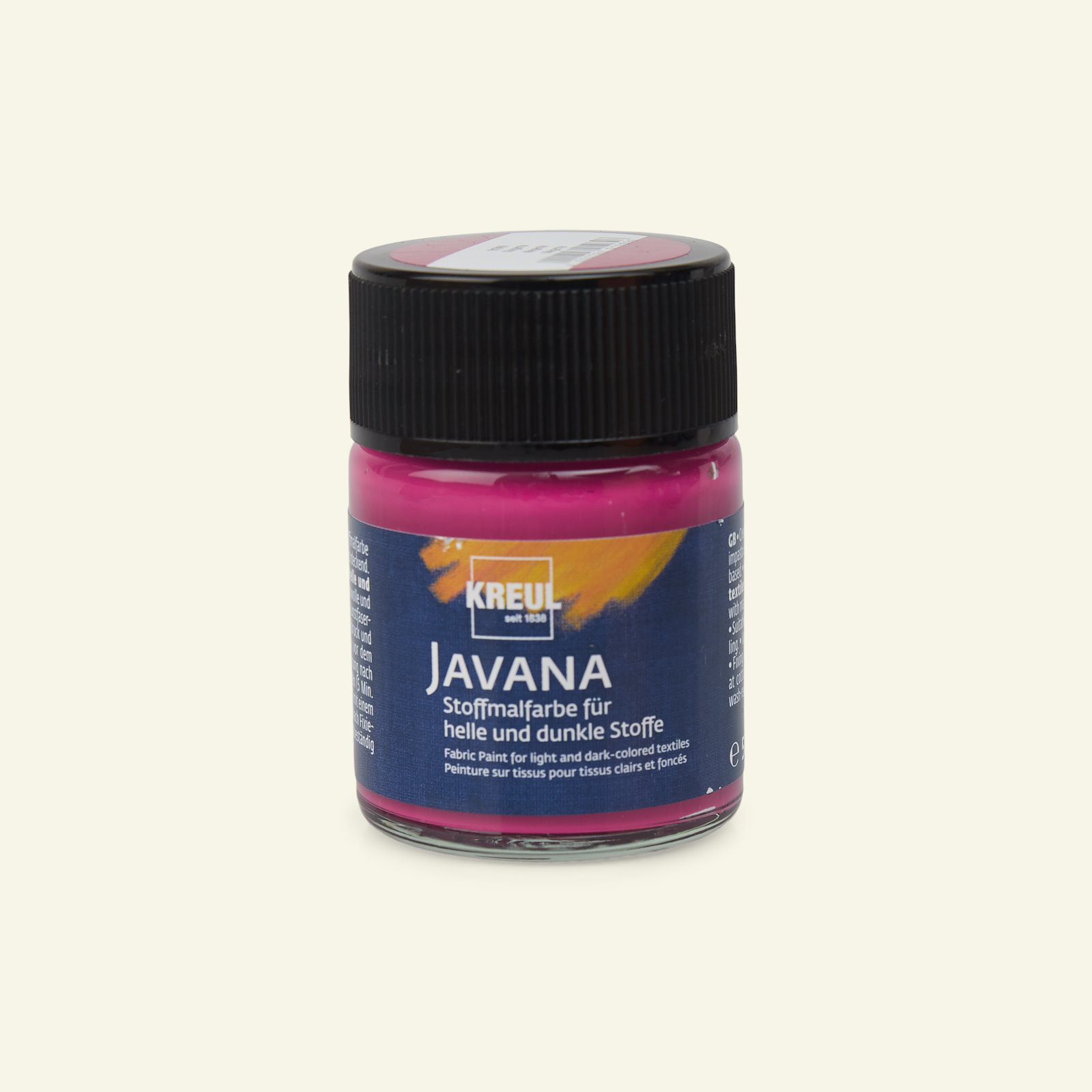 Javana opaque fabric paint pink 50ml 29578_pack_b
