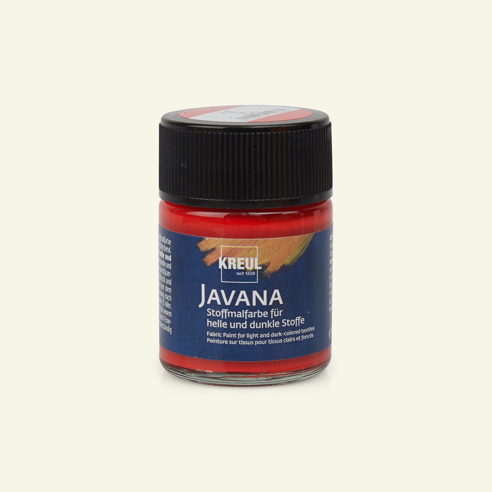 Javana opaque fabric paint red 50ml