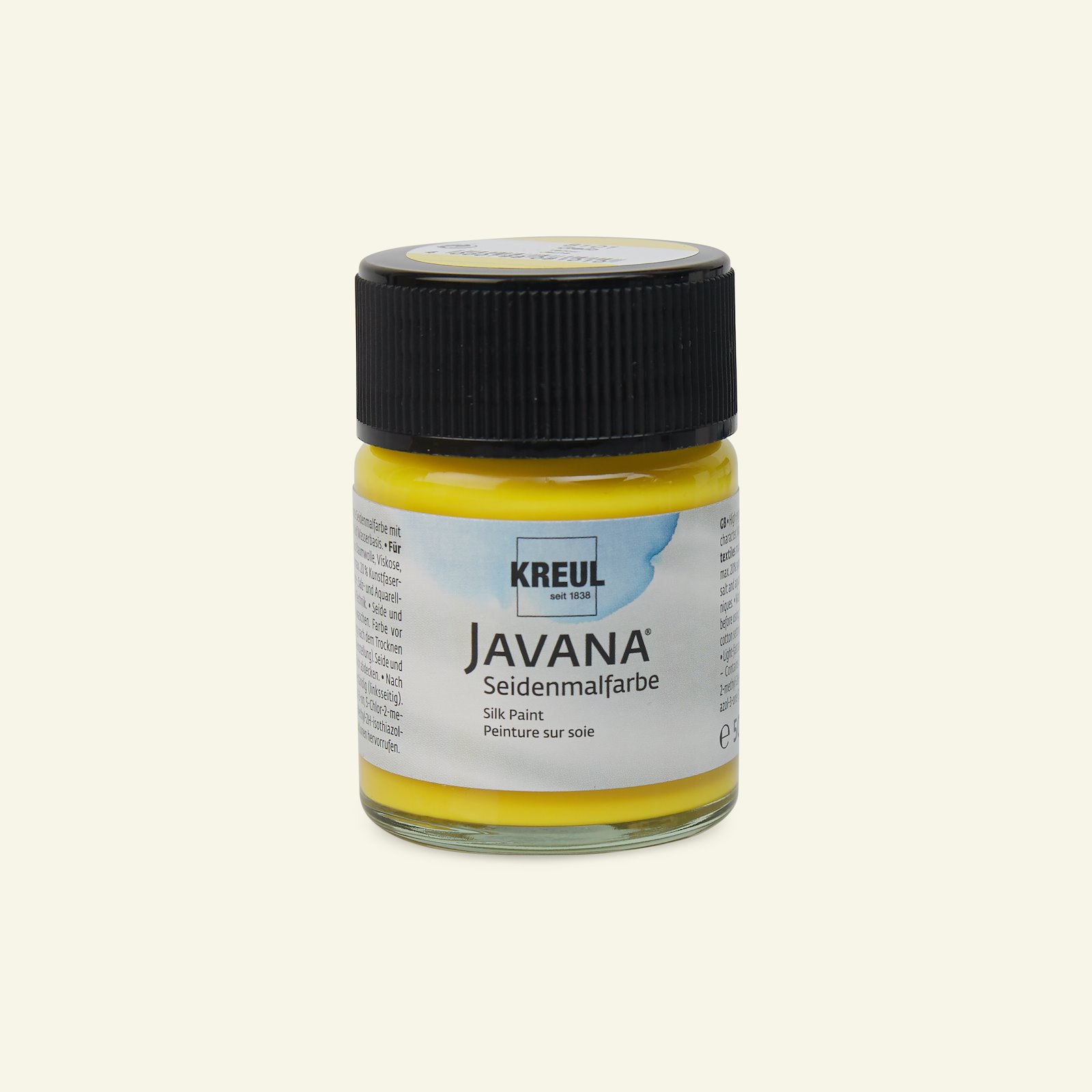 Javana sidenfärg, gul, 50ml 29635_pack_b