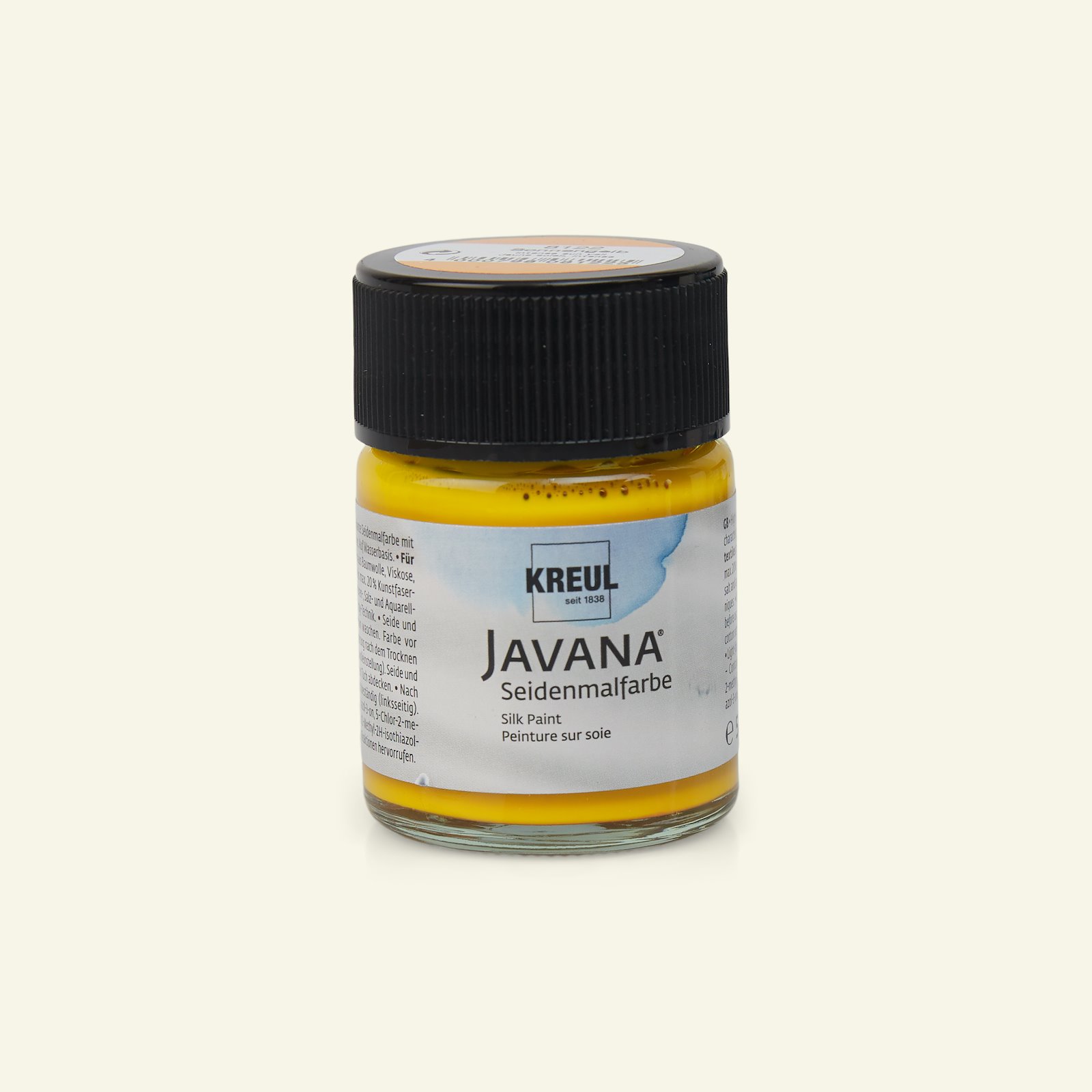 Javana silkemaling, solgul, 50ml 29636_pack_b