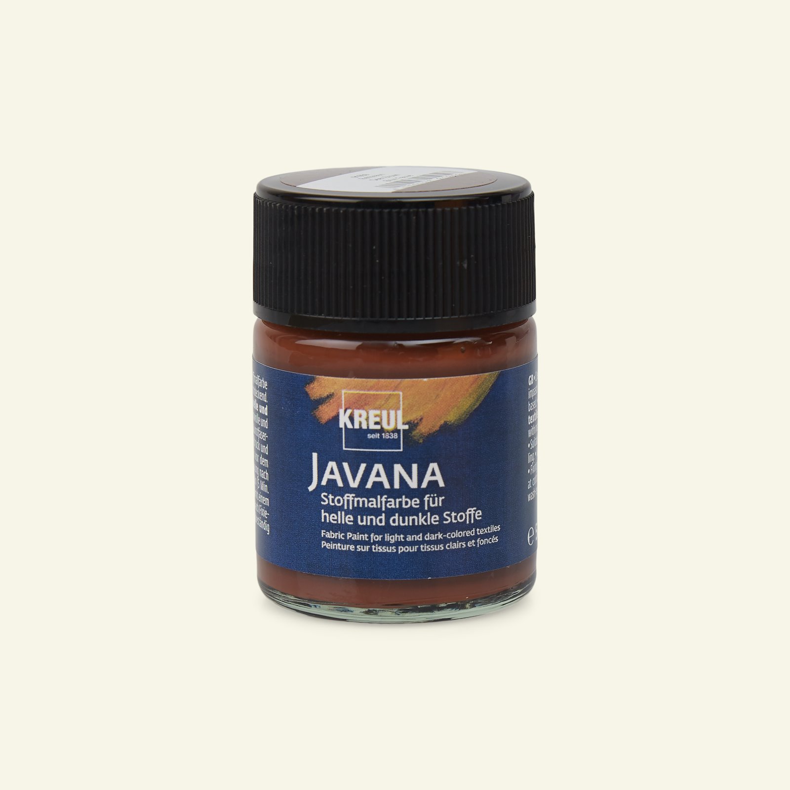 Javana tekstilfarve dækkende brun 50ml 29586_pack_b