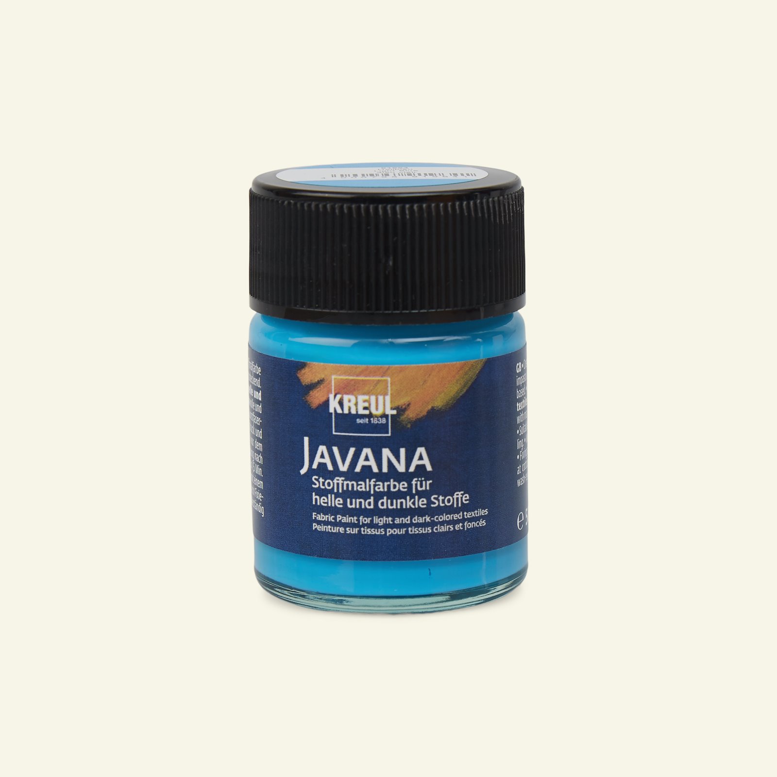 Javana tekstilfarve dækkende lys blå 5ml 29581_pack_b