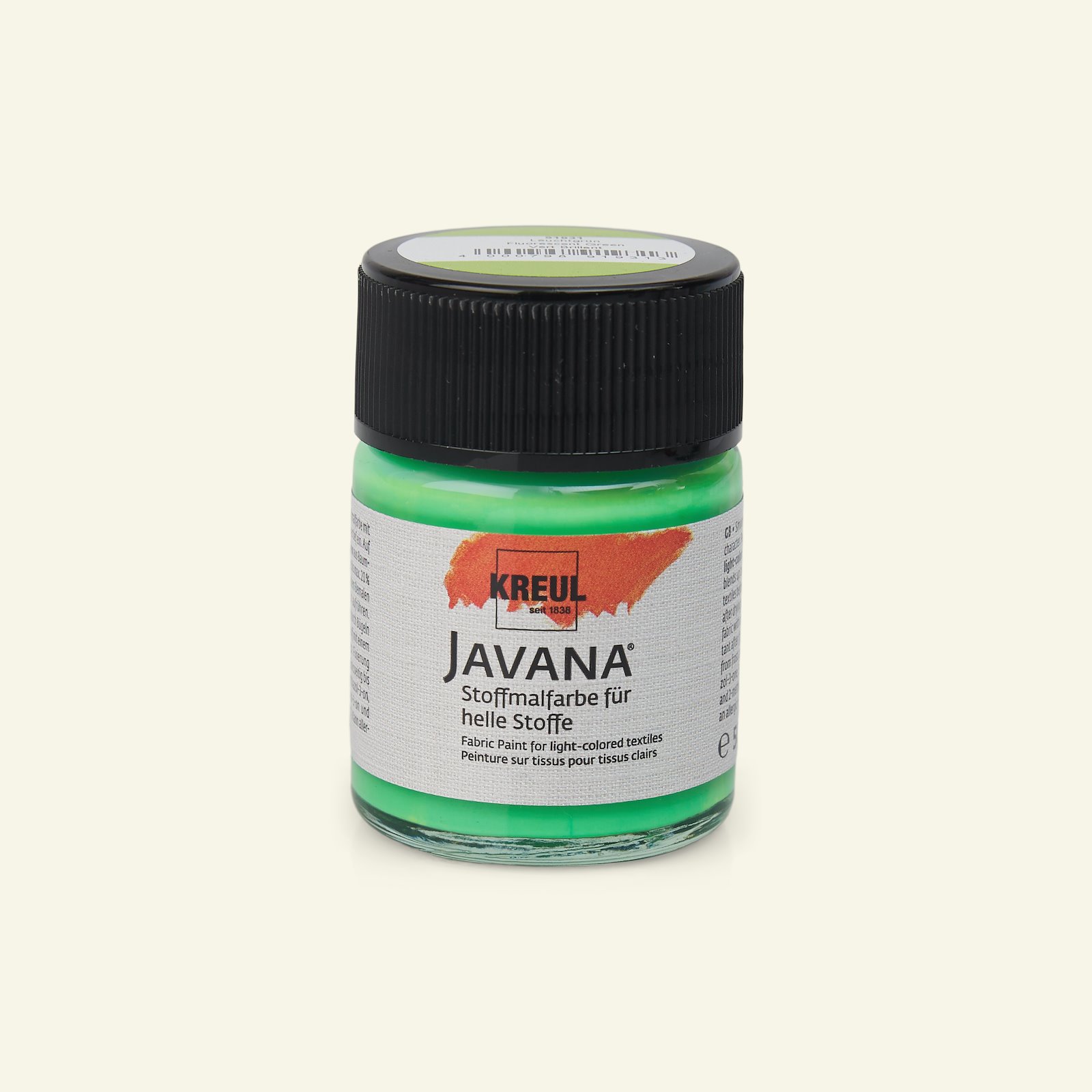 Javana tekstilfarve floures. grøn 50ml 29622_pack_b