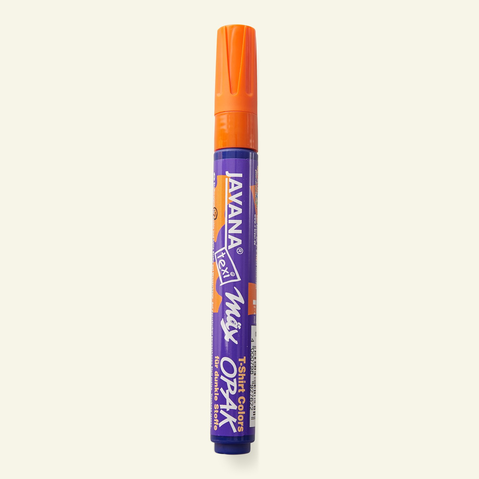Javana textile marker opaque orange 29502_pack_b