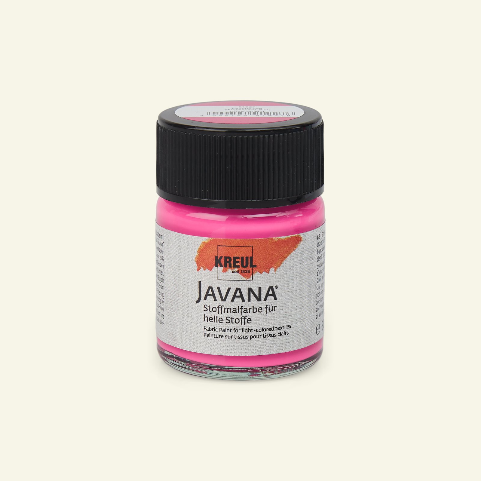 Javana textilfärg, ljusrosa, 50ml 29621_pack_b