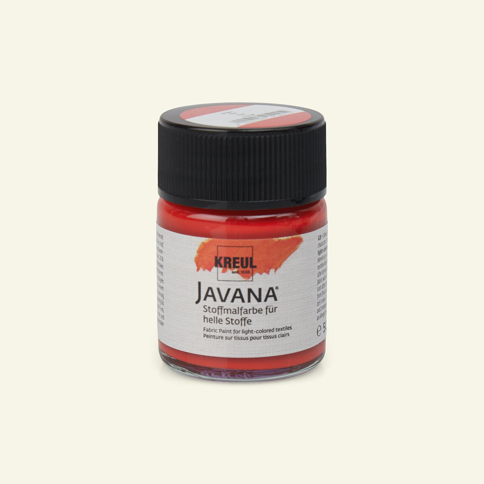 Javana textilfärg, röd, 50ml 29605_pack_b