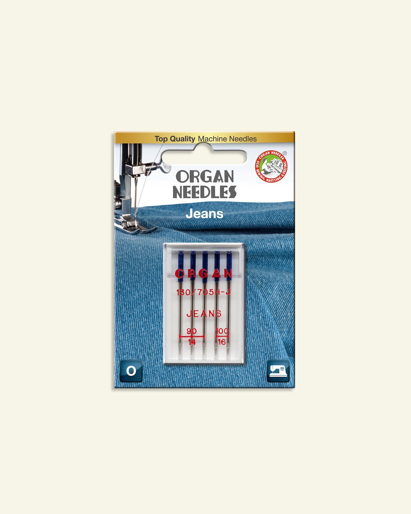 Jeansneedles size 90/3, 100/2, 46031_pack