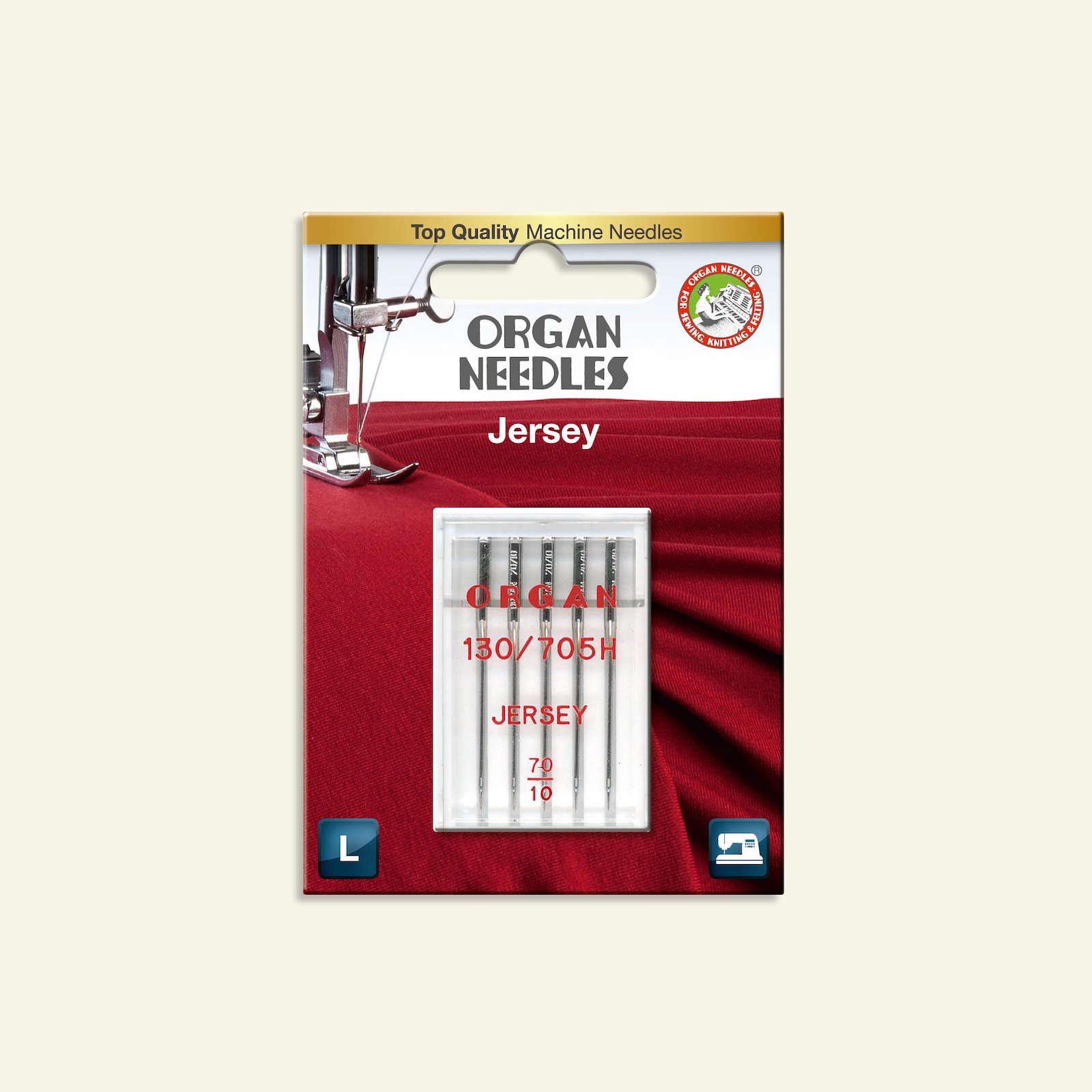 Jersey needles 130/705 H SUK size 70 5pc 46799_pack