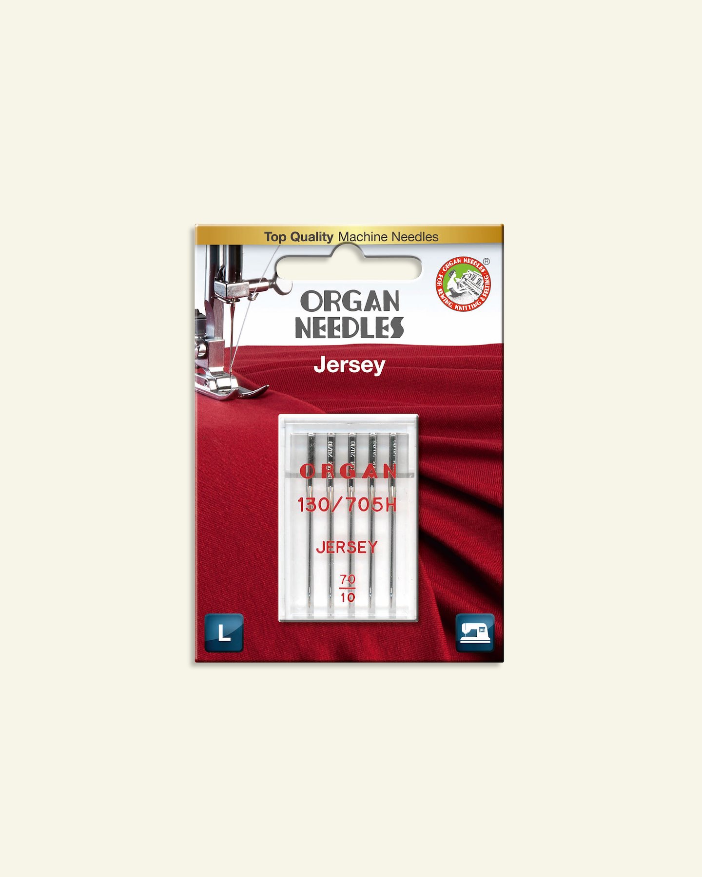 Jersey needles 130/705 H SUK size 70 5pc 46799_pack