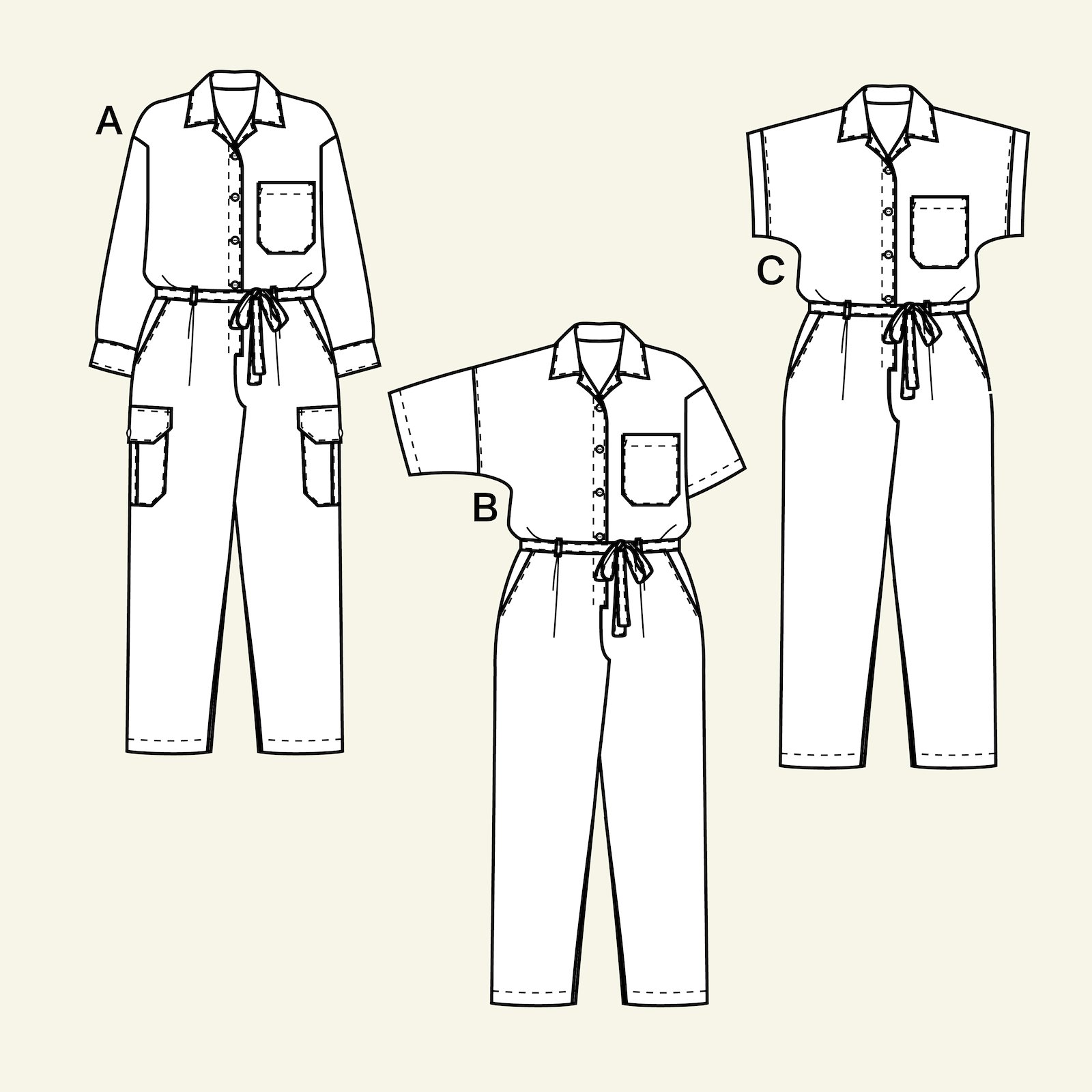 Jumpsuit with edge p20055_pack