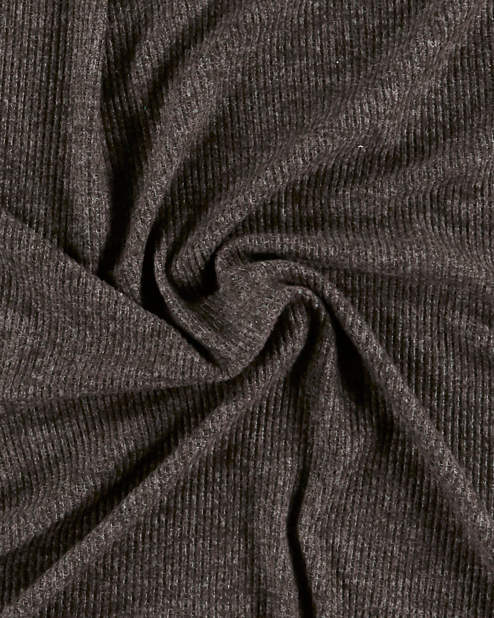 Knit rib jersey dark brown mel brushed 273155_pack