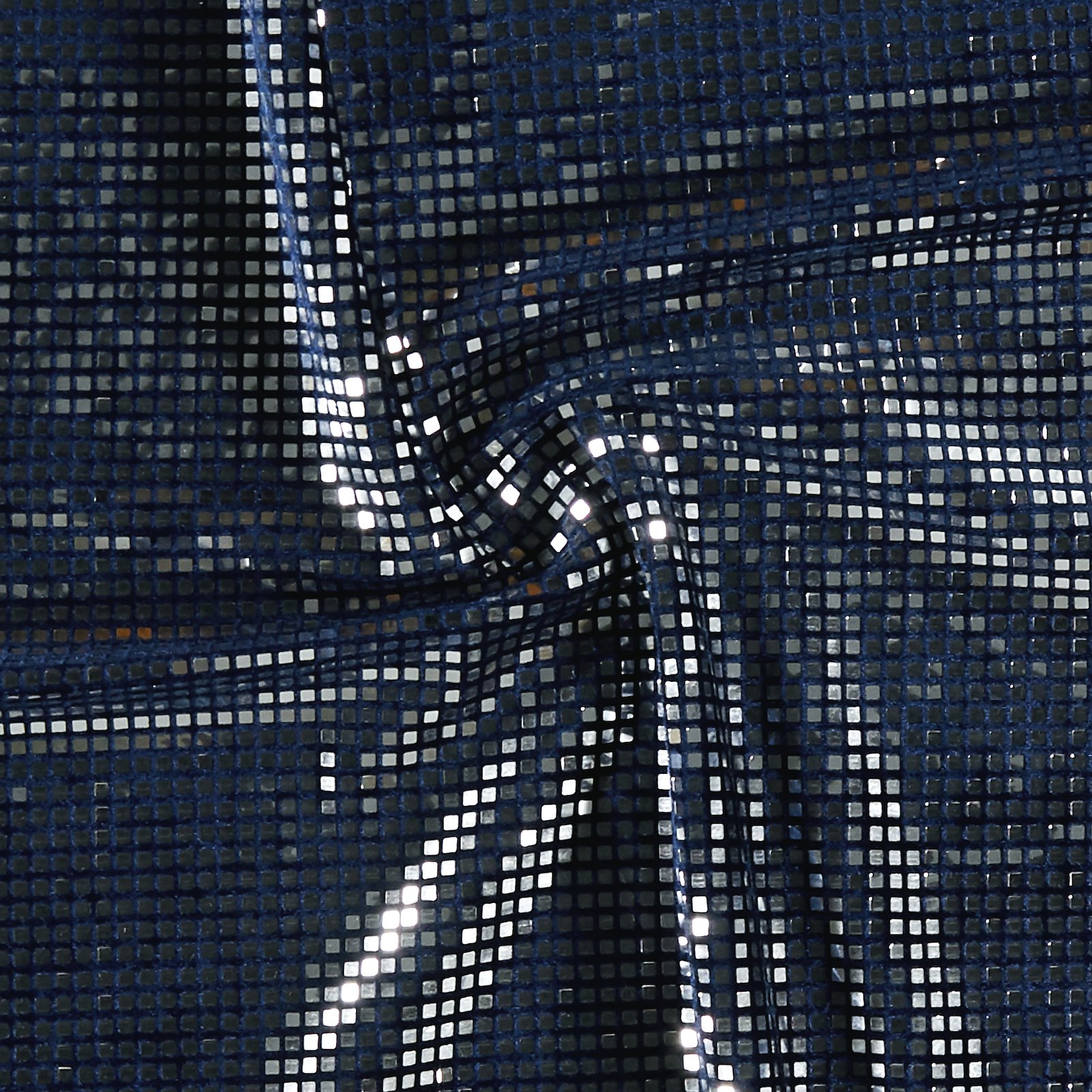 Knit velour blue w silver foil square 250772_pack