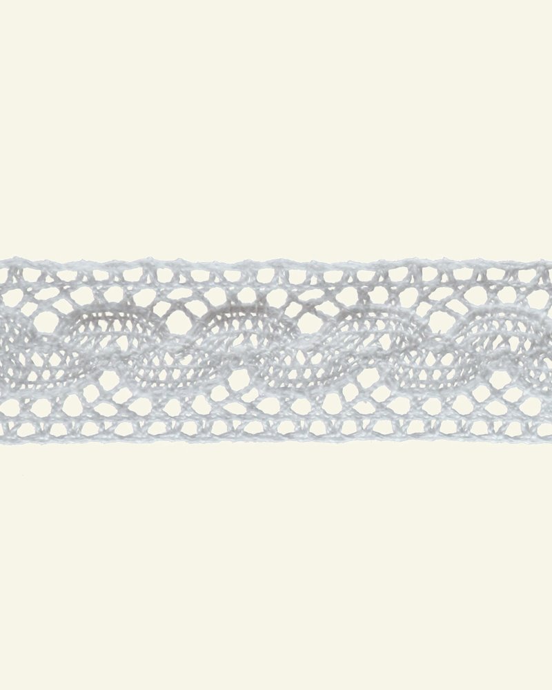 Lace trimming 30mm white 3m 21091_pack