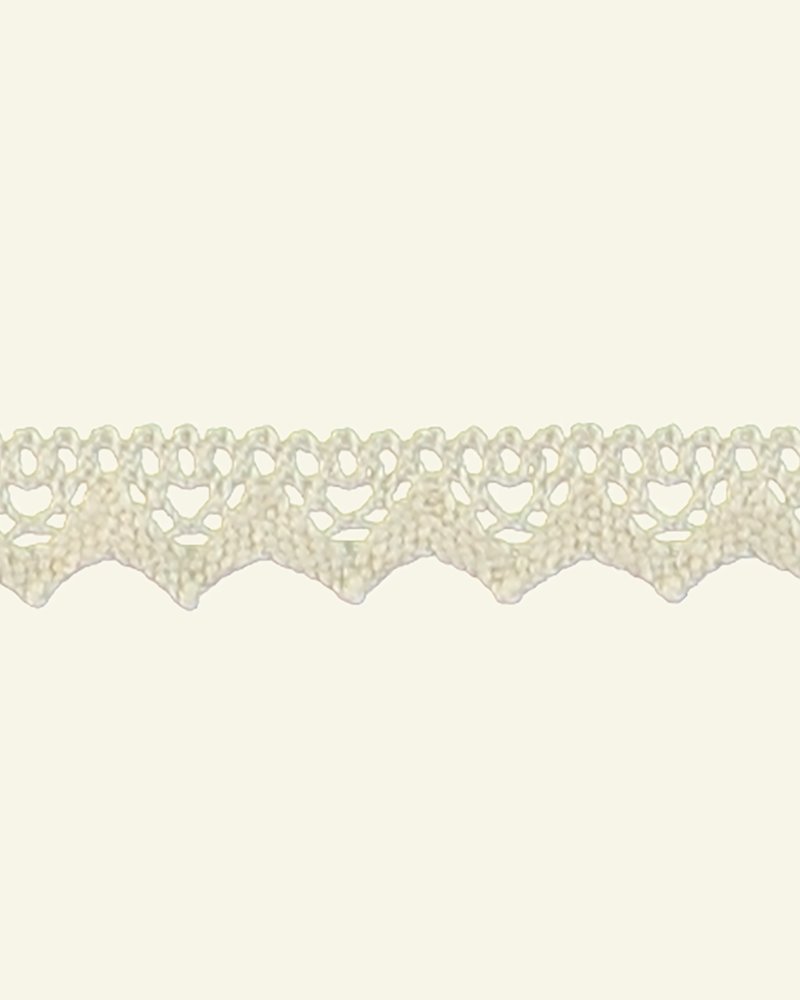 Lace trimming scalloped 20mm nature 3m 21030_pack