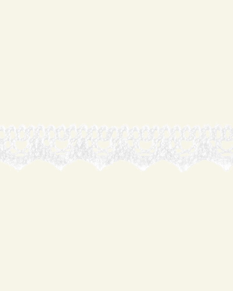 Lace trimming scalloped 20mm white 3m 21031_pack