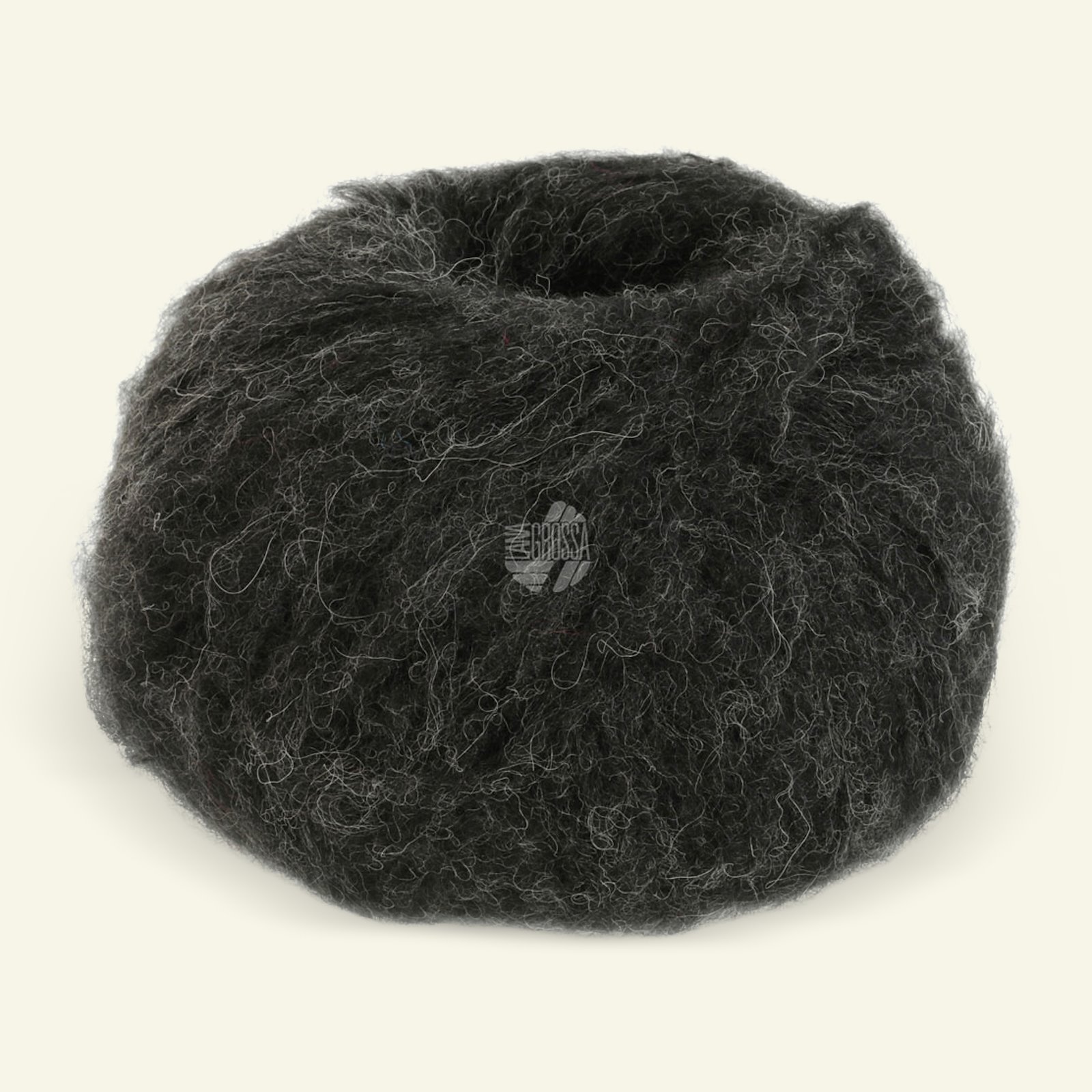 Lana Grossa, alpaca yarn "Natural Alpaca Lungo", black 90001024_pack
