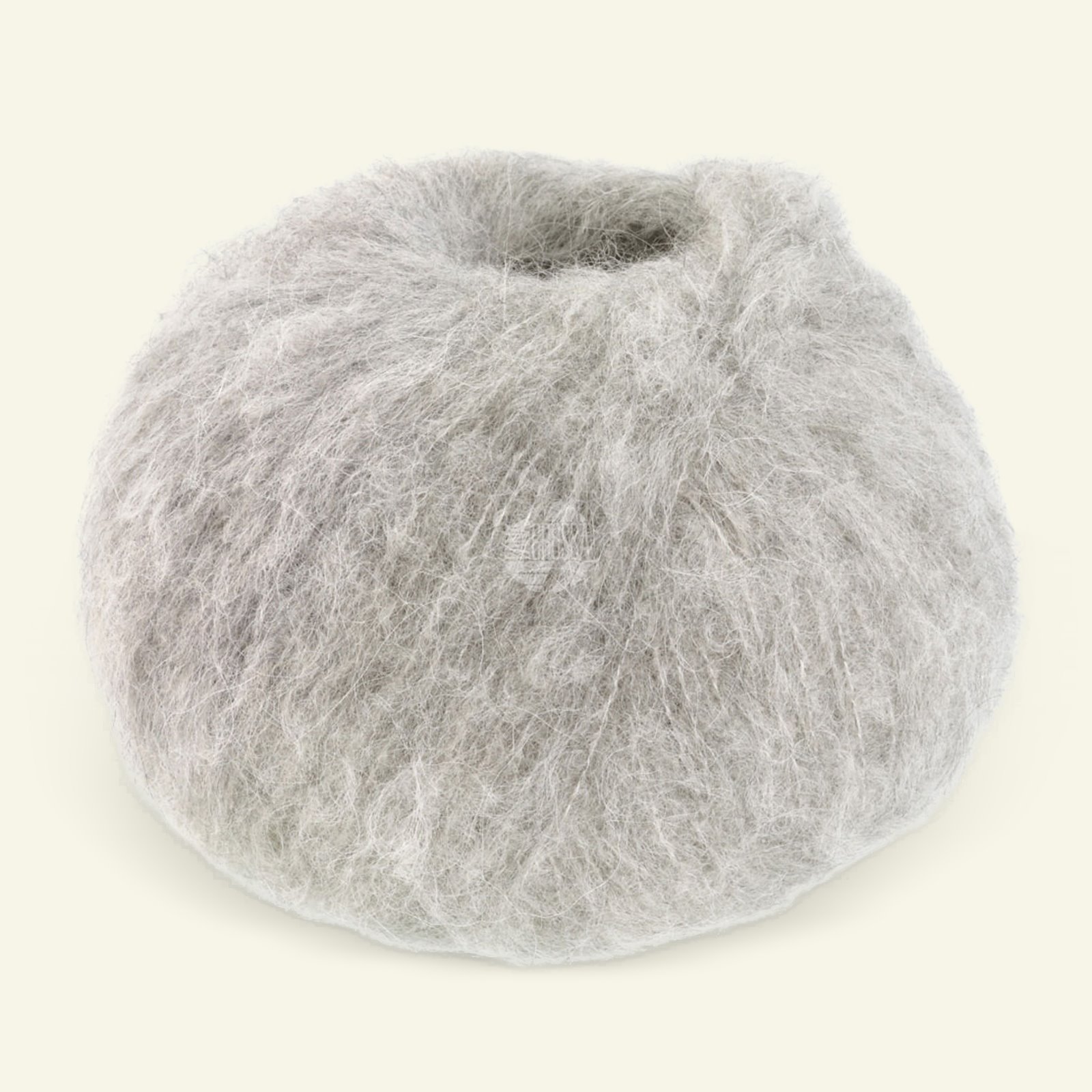 Lana Grossa, alpaca yarn "Natural Alpaca Lungo", light grey 90001025_pack
