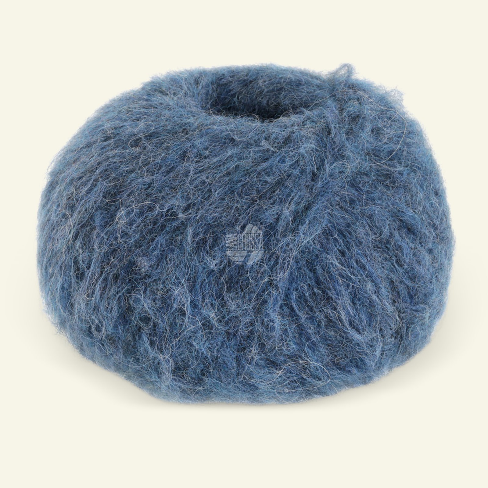 Lana Grossa, alpakkagarn "Natural Alpaca Lungo", denim blå 90001027_pack