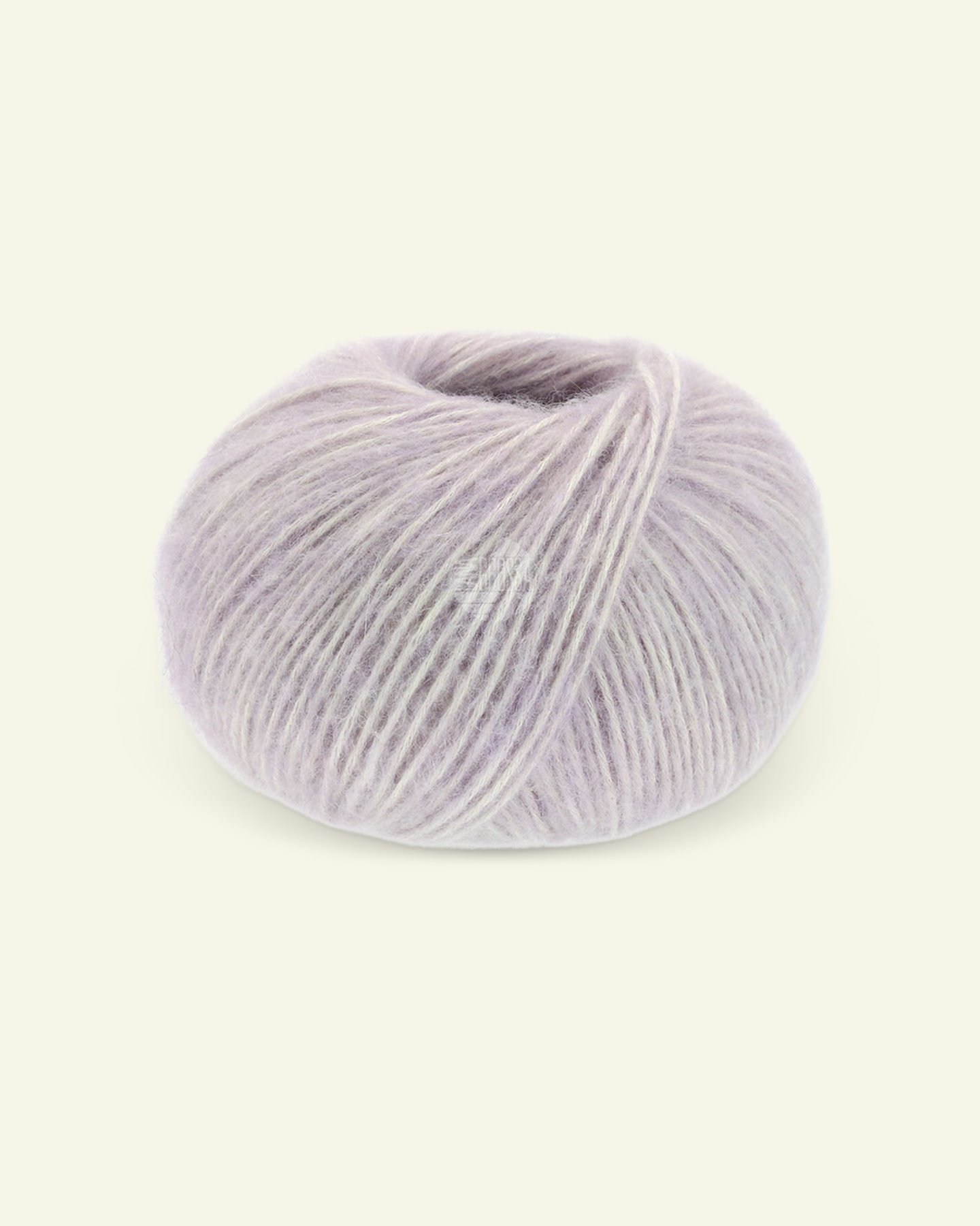 Lana Grossa, bomull/alpackagarn "Natural Alpaca Pelo", violett mel. 90001008_pack