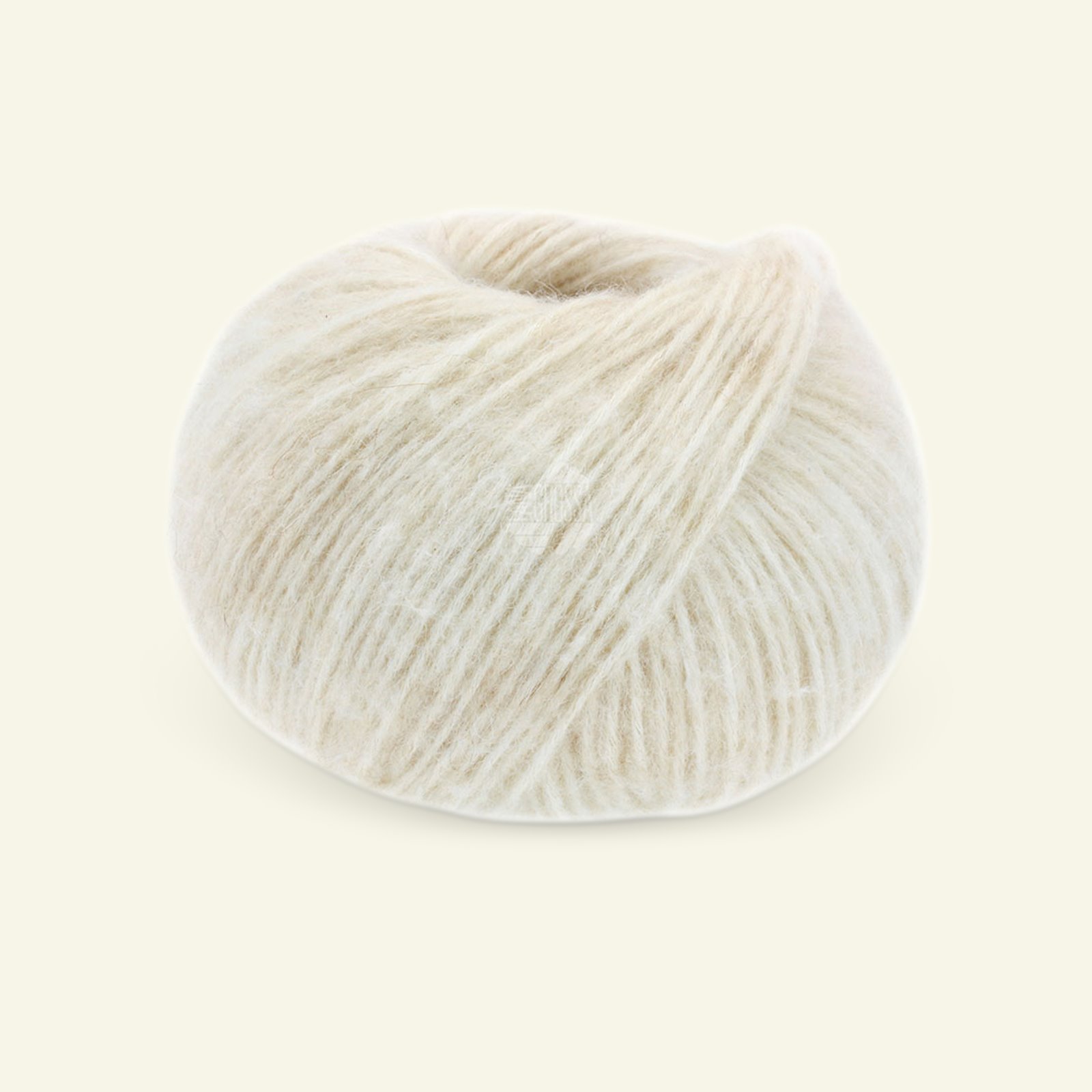 Lana Grossa, bomull/alpakkagarn "Natural Alpaca Pelo", sand mel. 90001014_pack