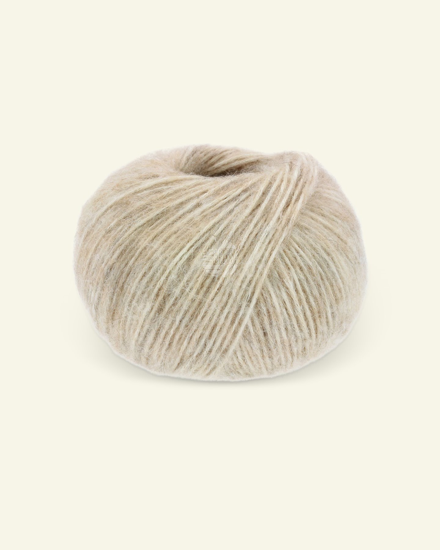 Lana Grossa, cotton/alpaca yarn "Natural Alpaca Pelo", beige mel. 90001013_pack