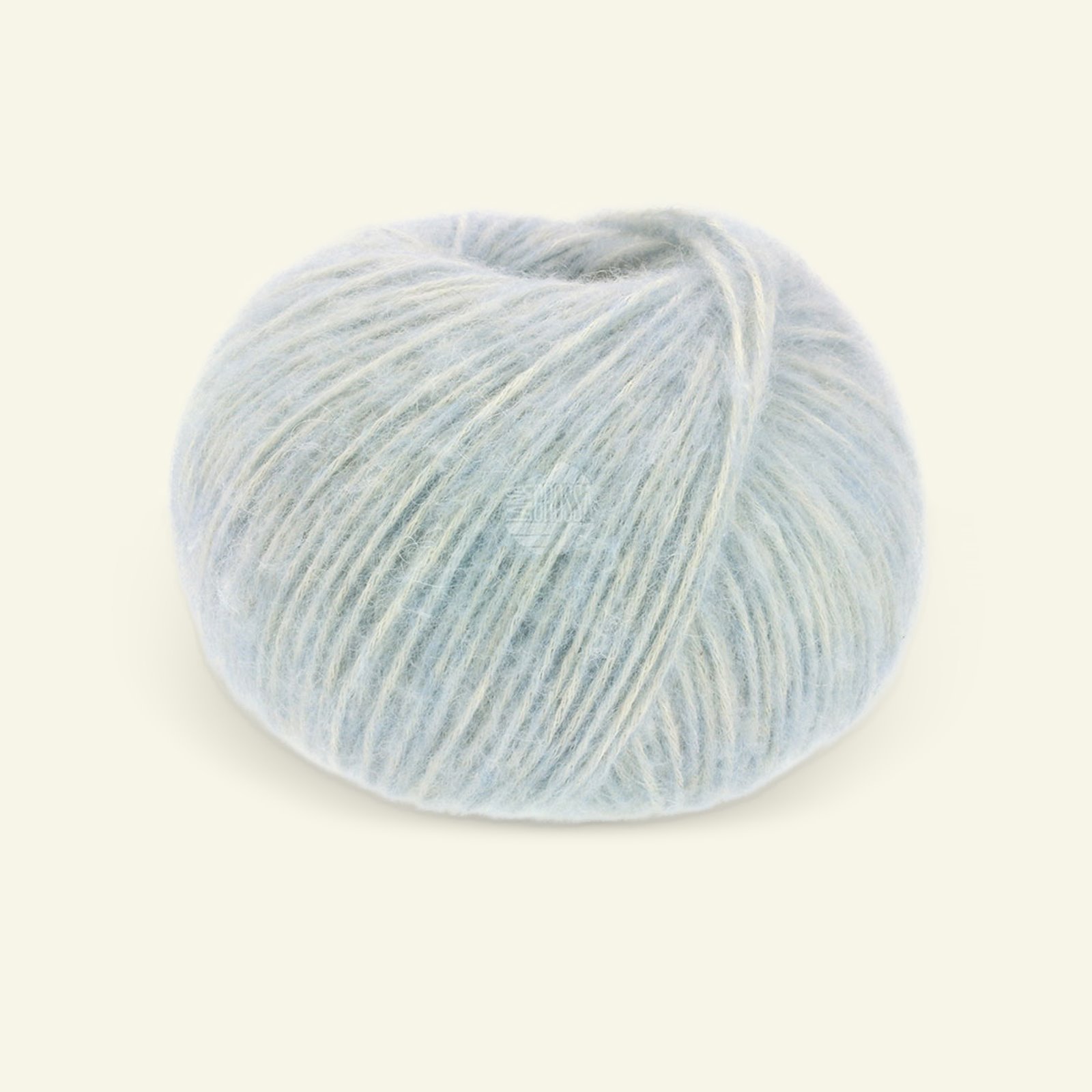 Lana Grossa, cotton/alpaca yarn "Natural Alpaca Pelo", light blue mel. 90001009_pack