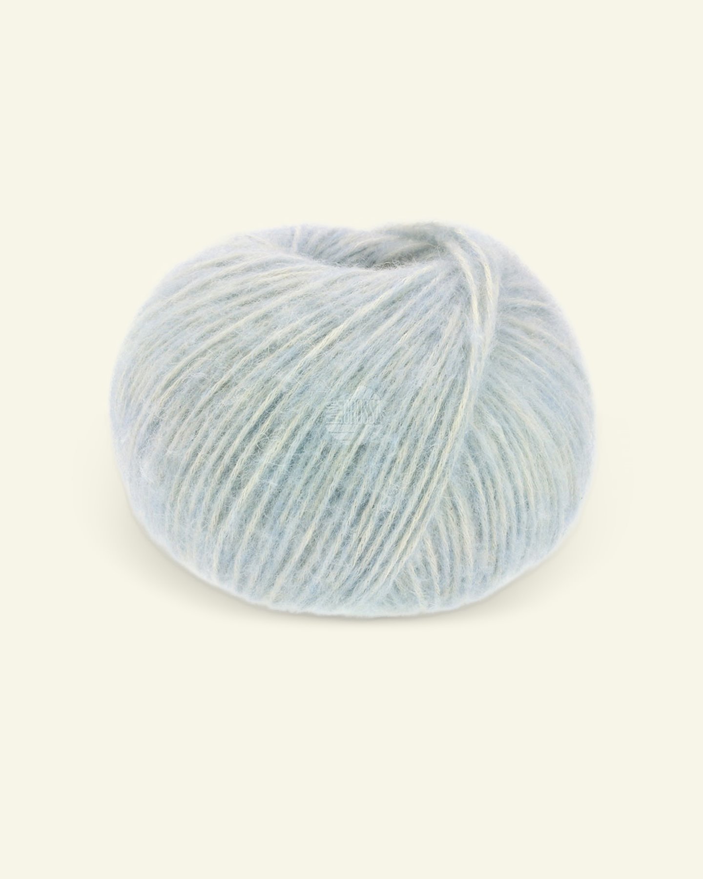Lana Grossa, cotton/alpaca yarn "Natural Alpaca Pelo", light blue mel. 90001009_pack