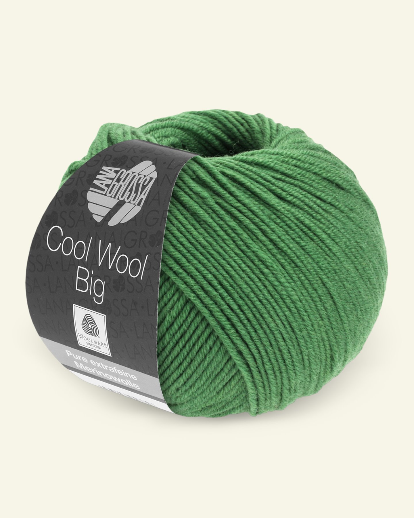 Lana Grossa, ekstrafint merinoullgarn "Cool Wool Big", grøn 90001106_pack