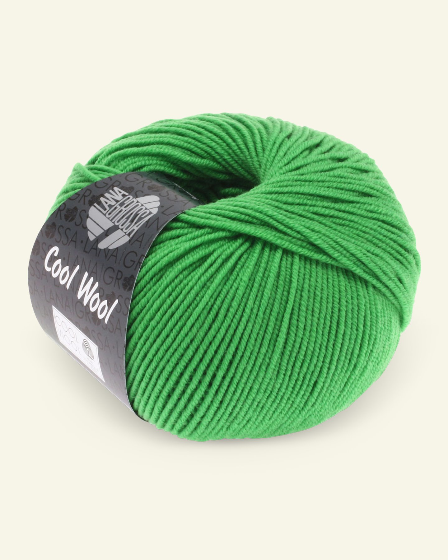 Lana Grossa, ekstrafint merinoullgarn "Cool Wool", klar grøn 90001128_pack