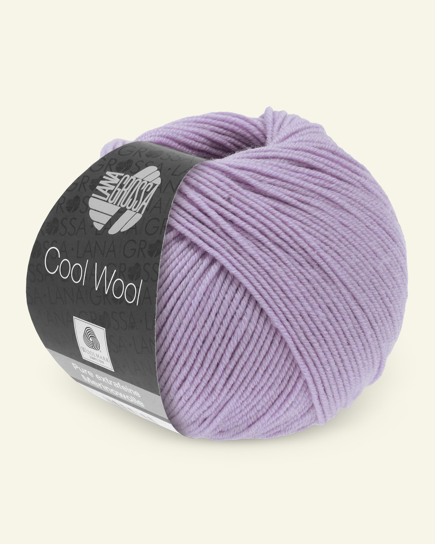 Lana Grossa, ekstrafint merinoullgarn "Cool Wool", lys syren 90001119_pack
