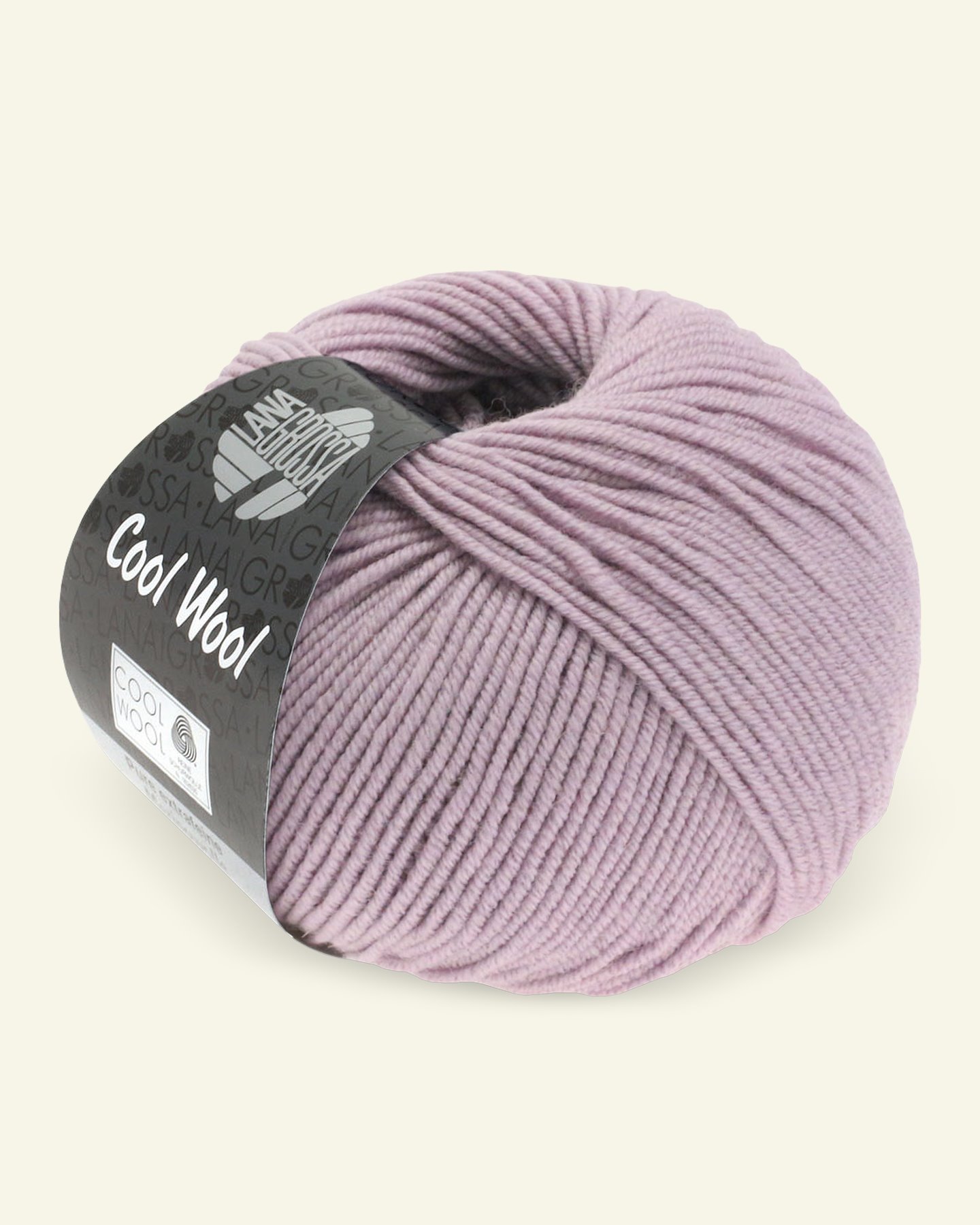 Lana Grossa, ekstrafint merinoullgarn "Cool Wool", støvet rosa 90001120_pack