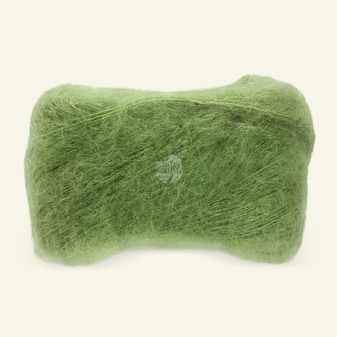 Se Lana Grossa, silke/alpacagarn "Setasuri", grøn hos Selfmade