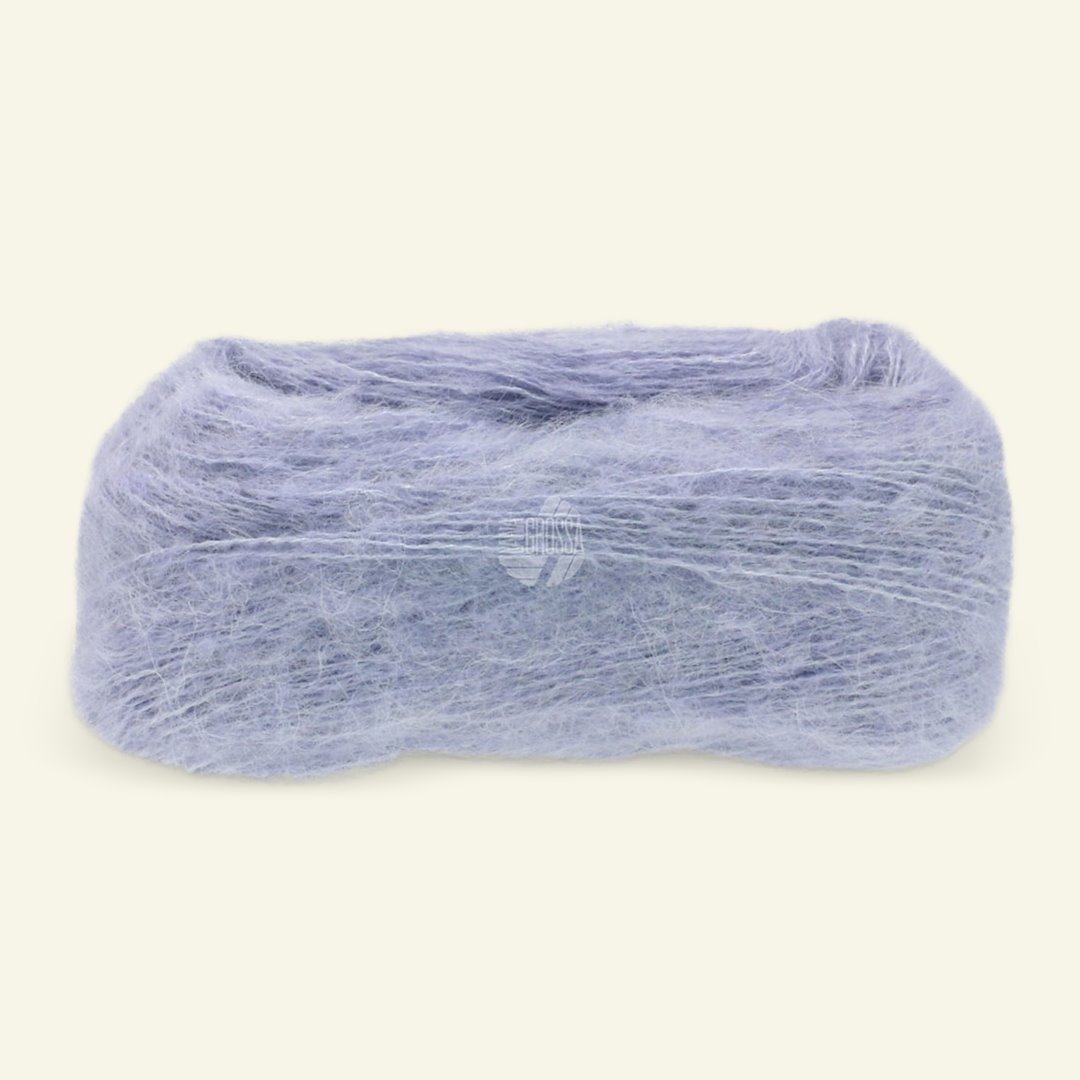 Se Lana Grossa, silke/alpacagarn "Setasuri", lys violet hos Selfmade