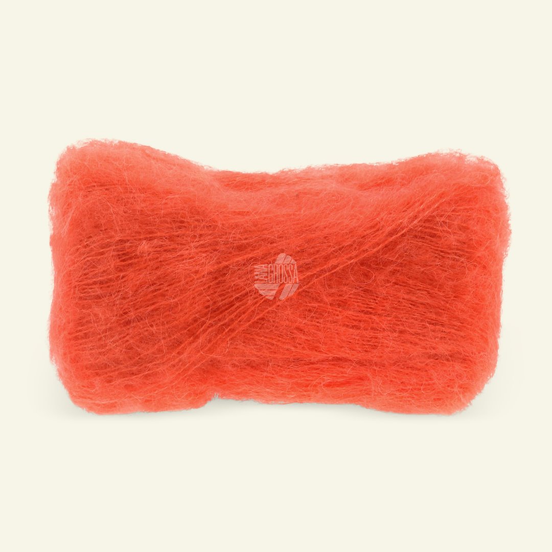 Se Lana Grossa, silke/alpacagarn "Setasuri", orange hos Selfmade