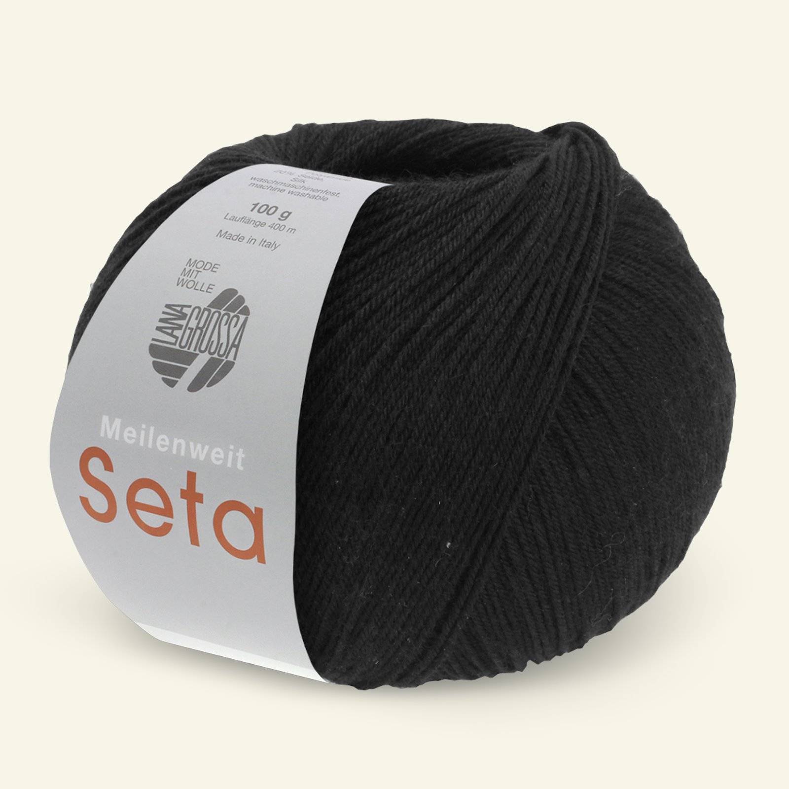 Merino Wool/Silk Sock in Black