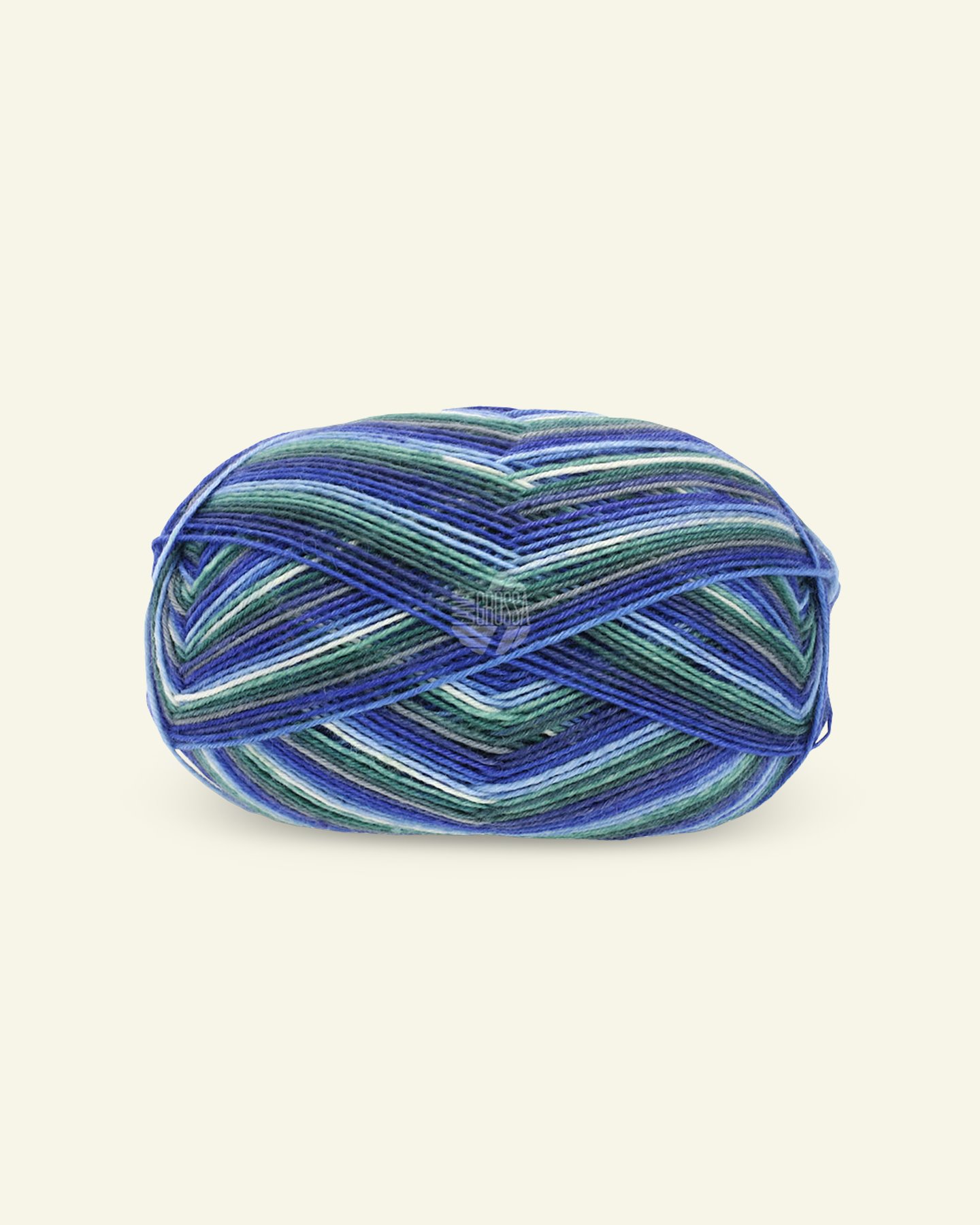 Lana Grossa, sock yarn with wool "Meilenweit 100 Intenso", blue 90001169_pack