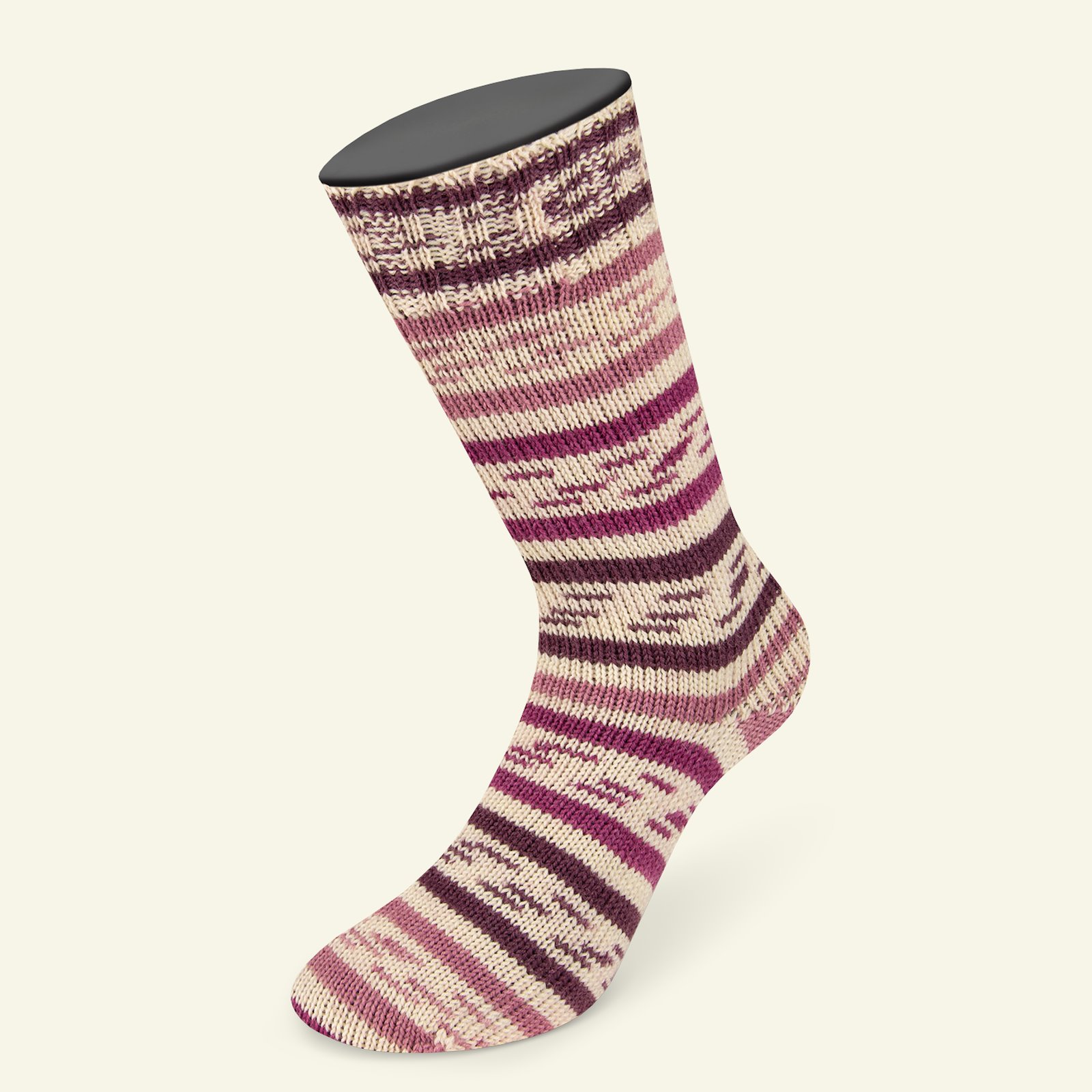 Lana Grossa, sock yarn with wool "Meilenweit 100 Marinella", fuchsia 90001168_pack_b