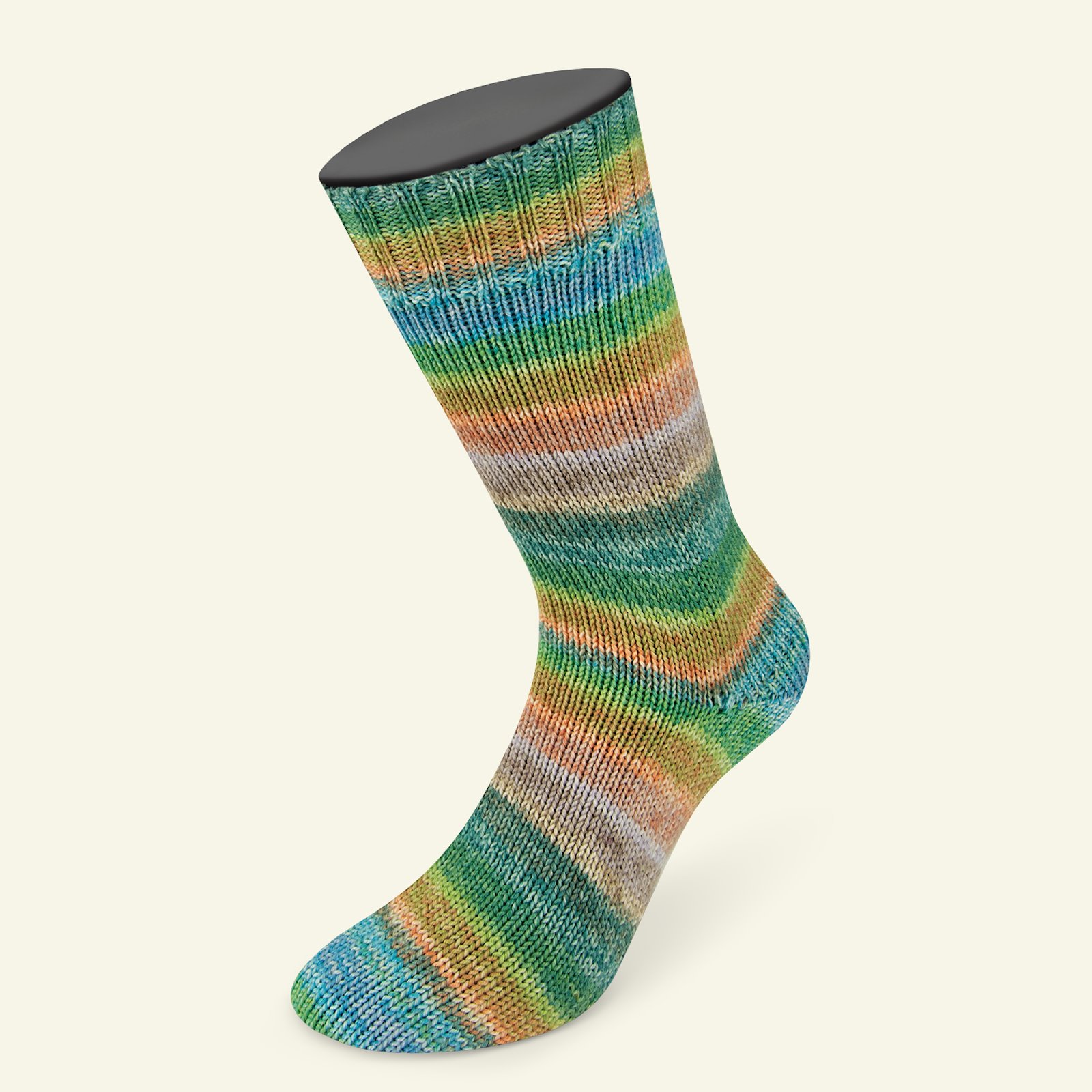 Lana Grossa, sock yarn with wool "Meilenweit 100 merino extrafin Cosima", green 90001157_pack_b
