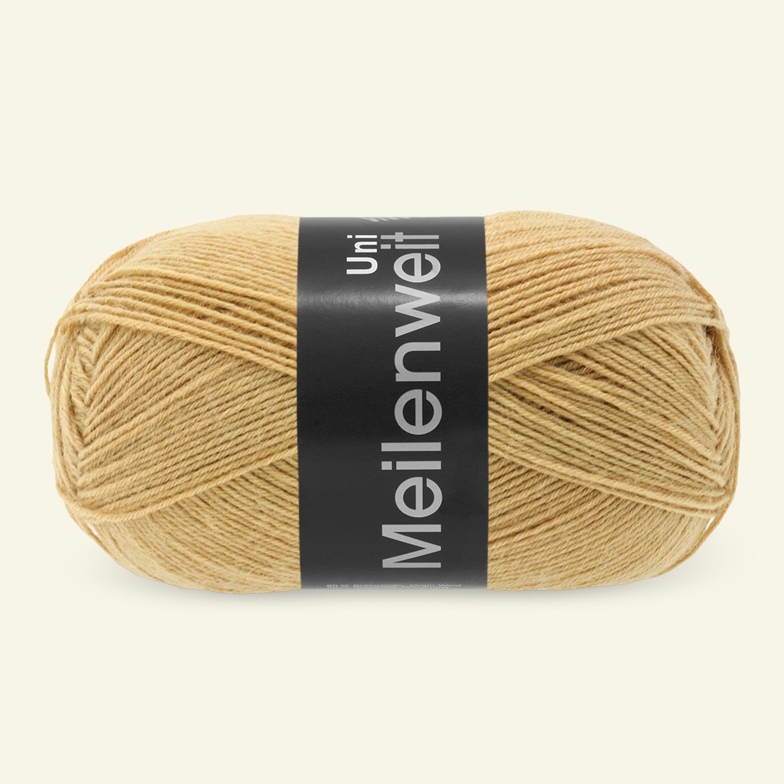 Lana Grossa, sock yarn with wool "Meilenweit 100 Uni", beige 90000992_pack