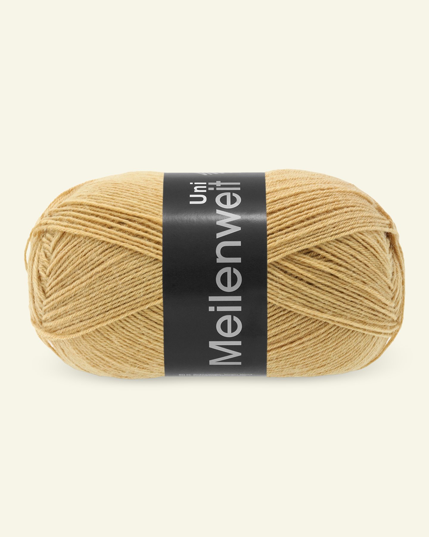 Lana Grossa, sock yarn with wool "Meilenweit 100 Uni", beige 90000992_pack