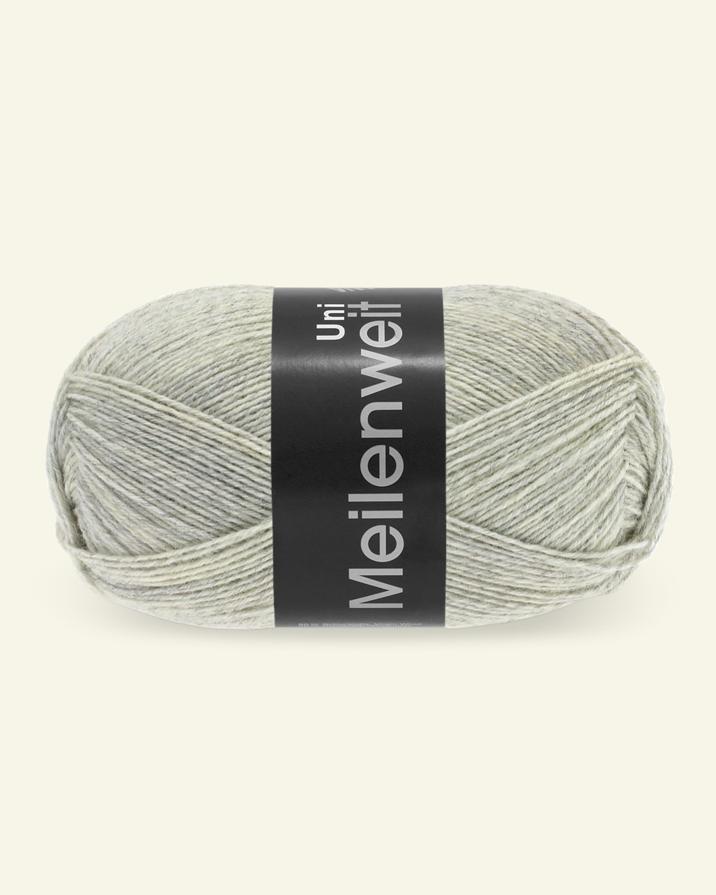 Lana Grossa, sock yarn with wool "Meilenweit 100 Uni", light grey 90000995_pack