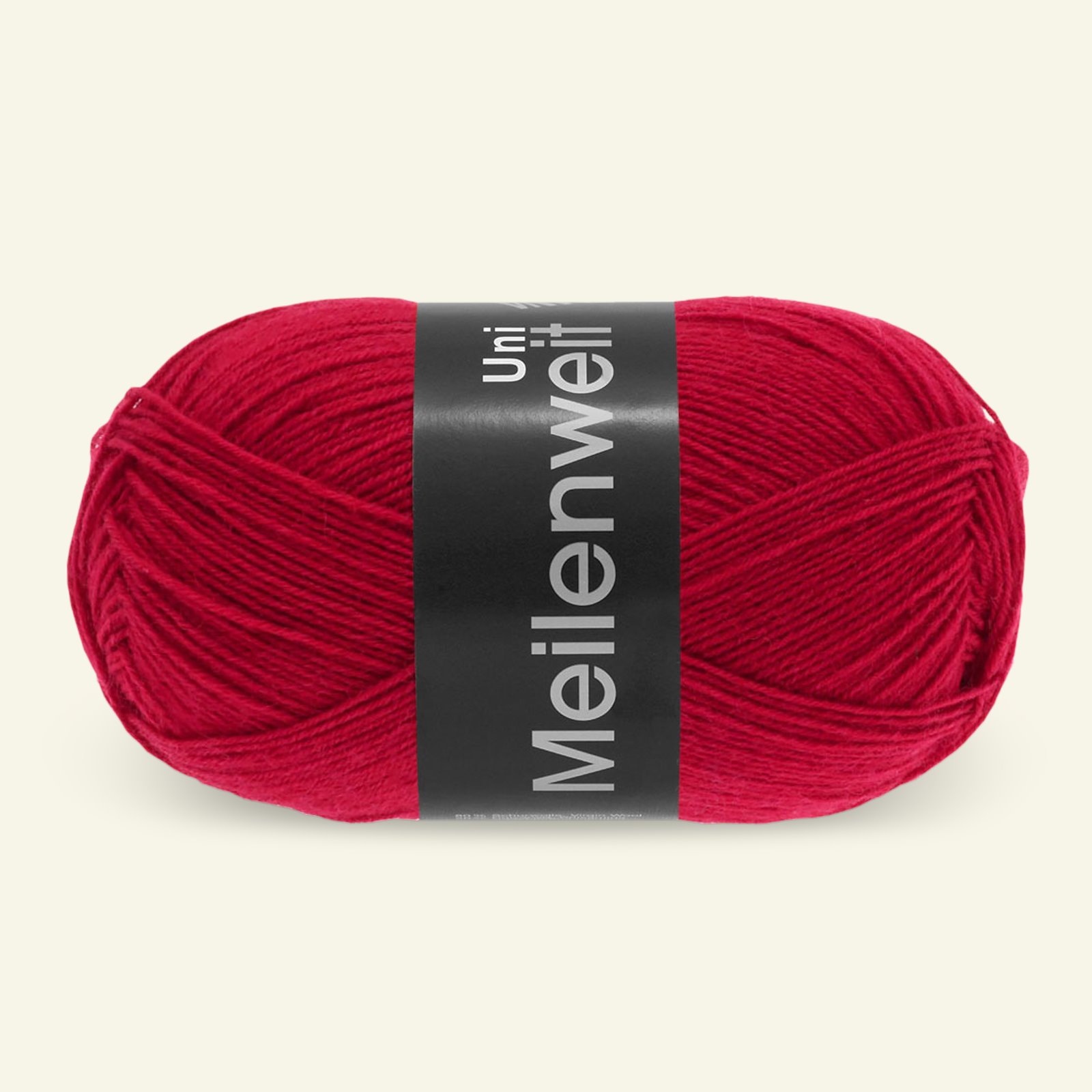 Lana Grossa, sock yarn with wool "Meilenweit 100 Uni", red 90000999_pack