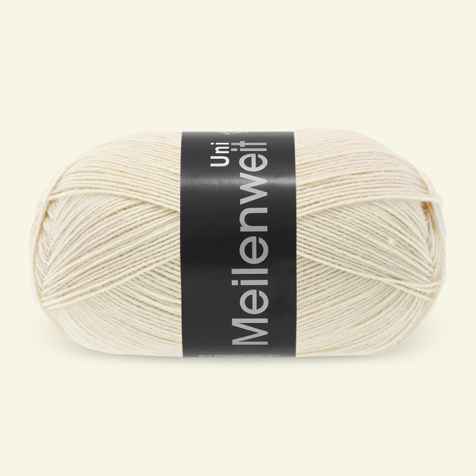 Lana Grossa, sock yarn with wool "Meilenweit 100 Uni", sand 90001005_pack