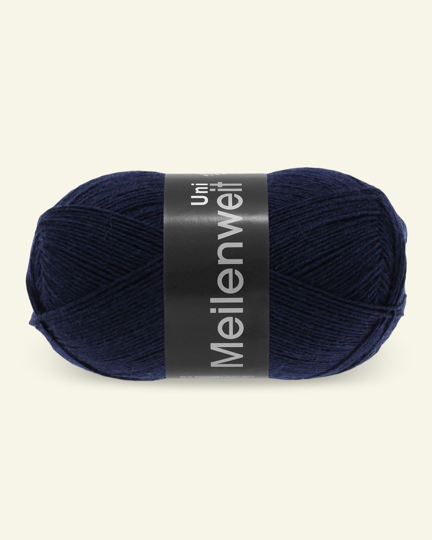 Lana Grossa, Sockengarn mit Wolle "Meilenweit 100 Uni", Nachtblau 90000997_pack