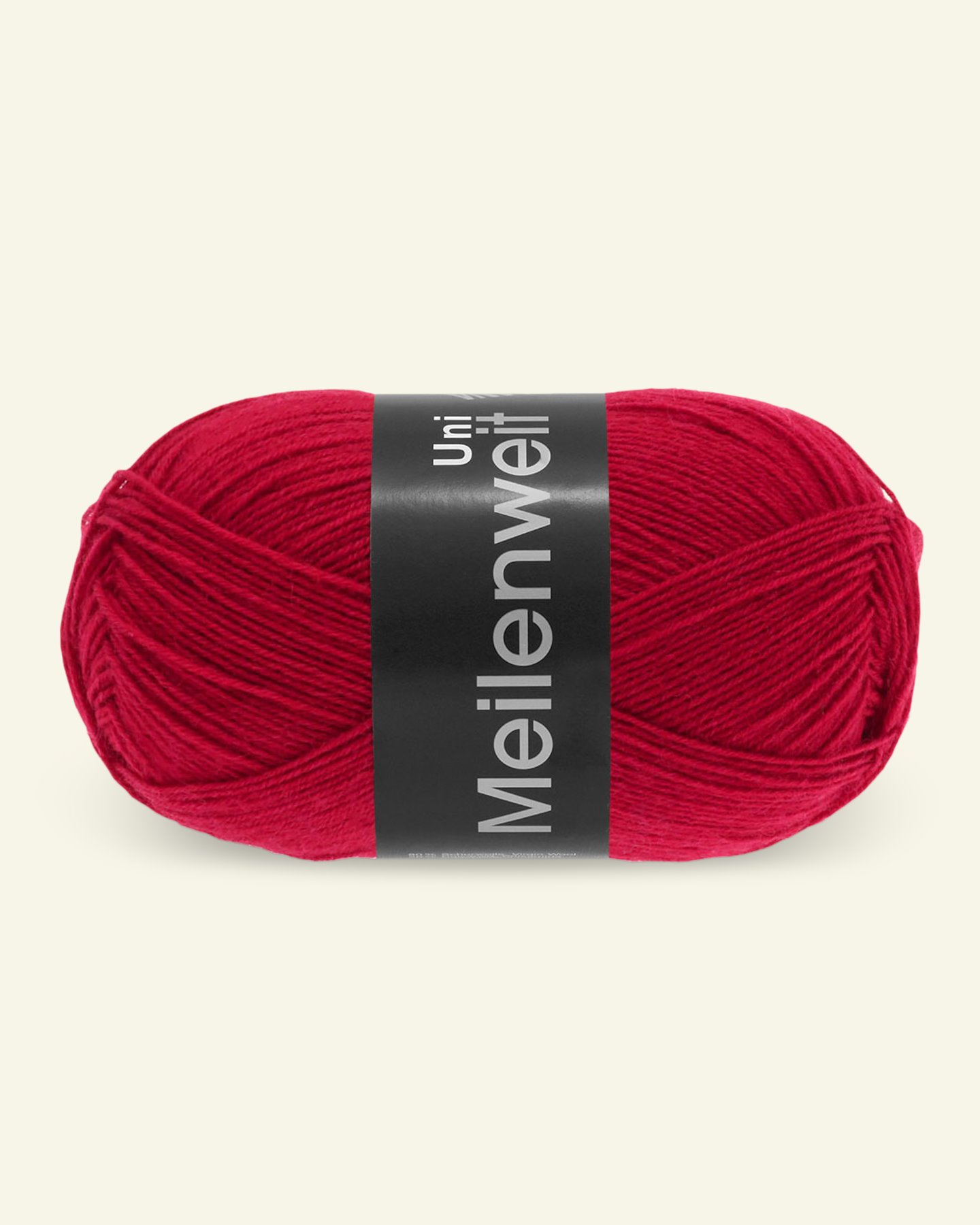Lana Grossa, Sockengarn mit Wolle "Meilenweit 100 Uni", Rot 90000999_pack