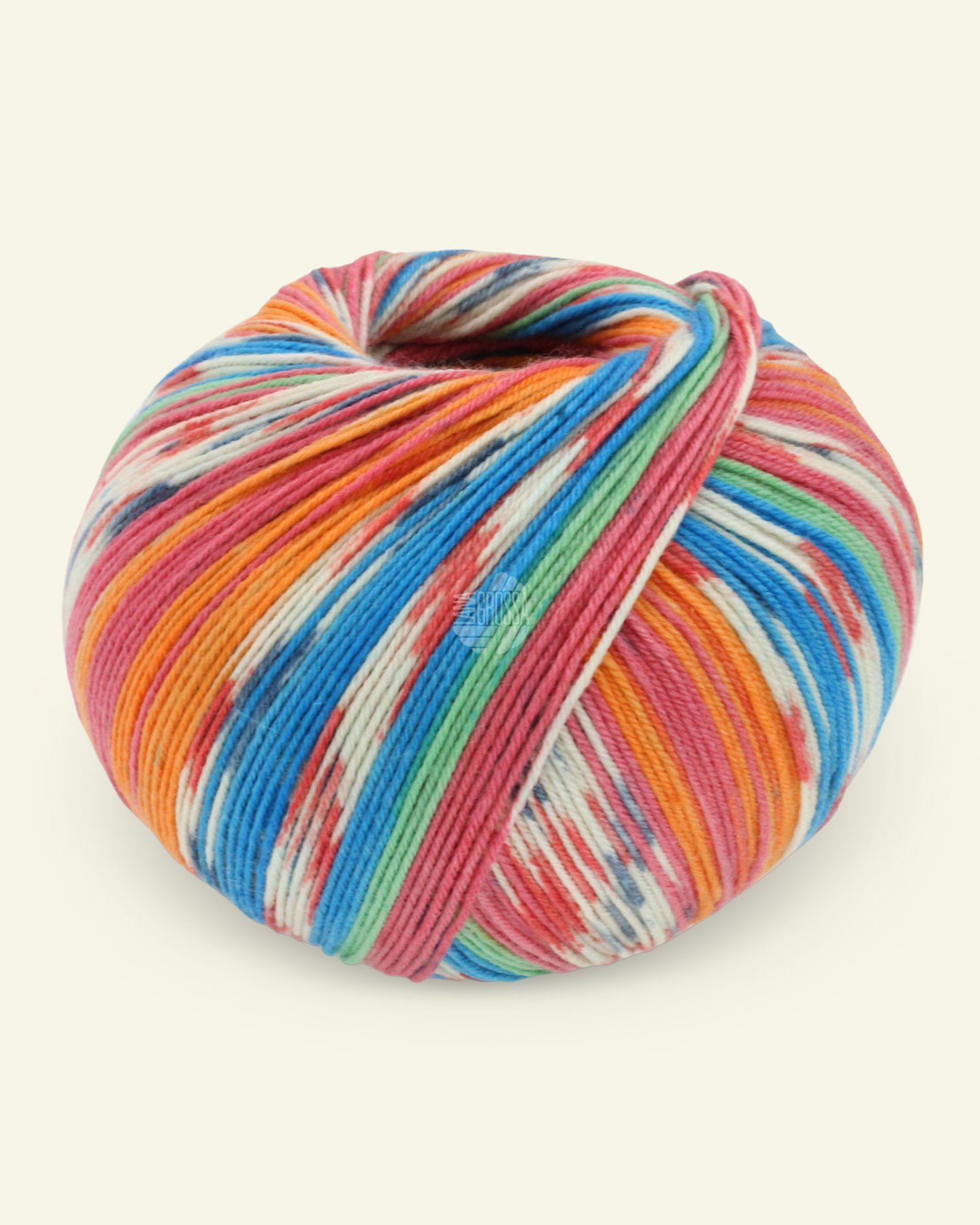 Lana Grossa, wool/silk sock yarn "Meilenweit 100 Seta Felicia", orange 90001149_pack